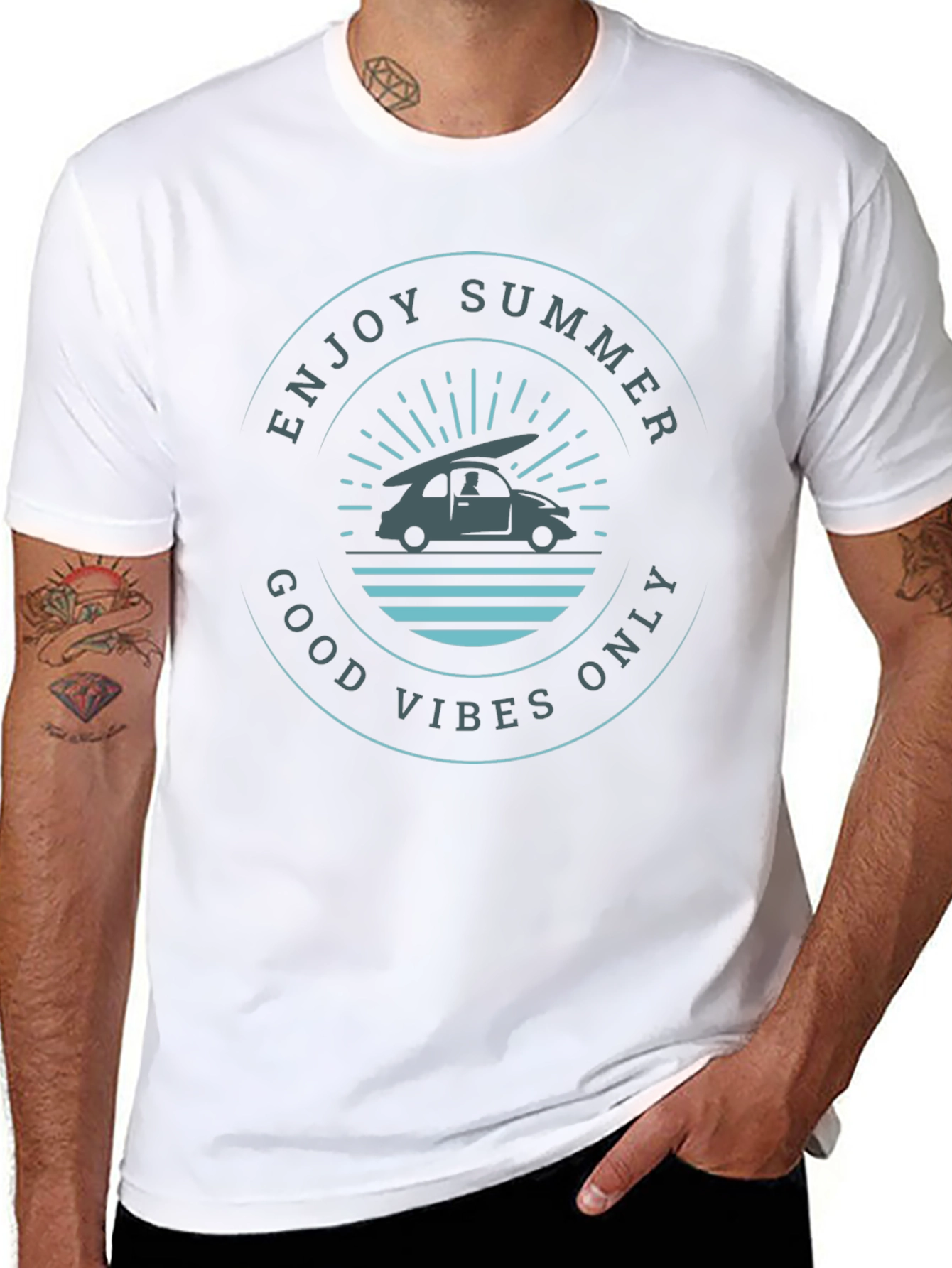 Enjoy Summer Good Vibes Only T-Shirt