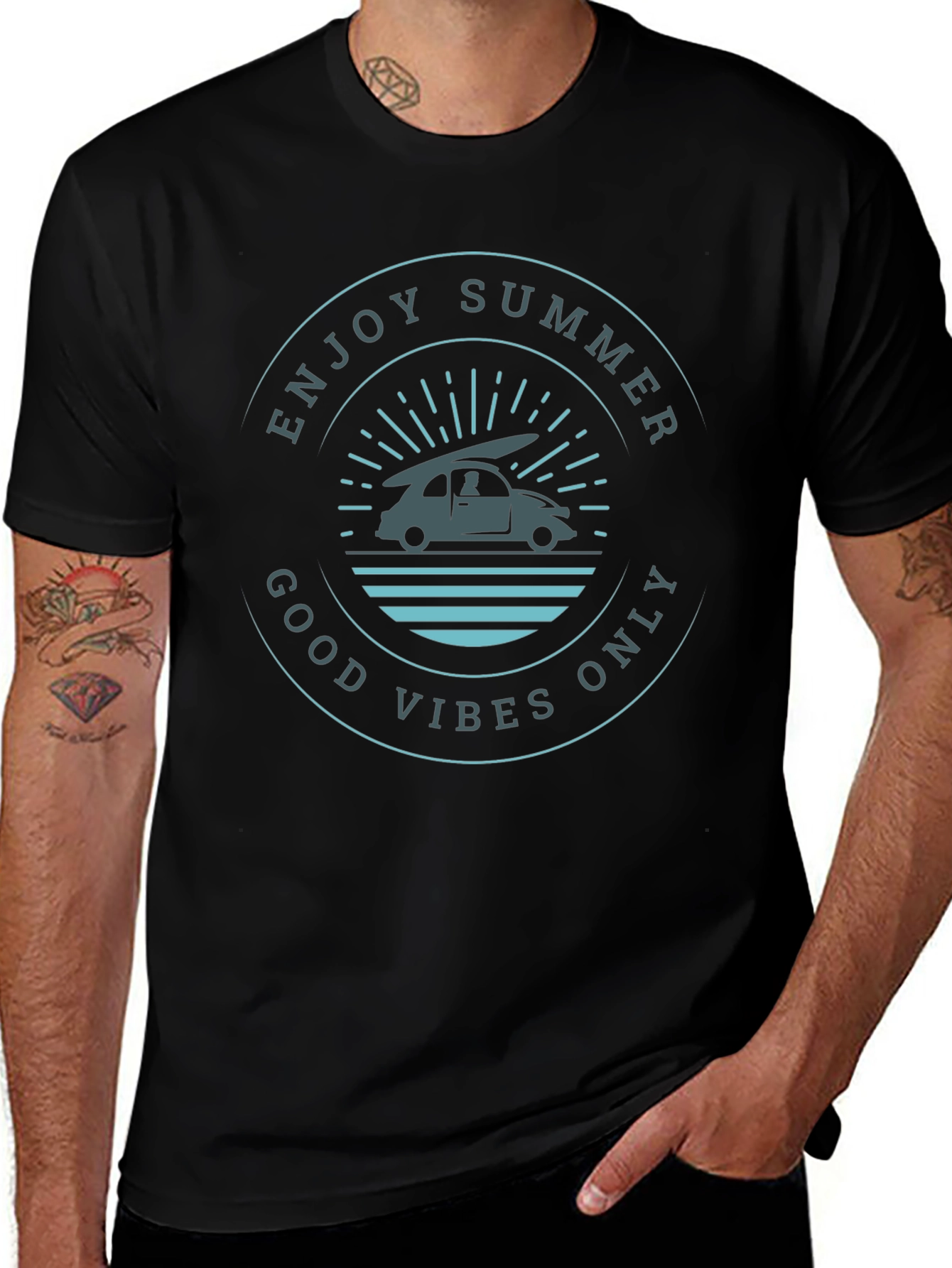 Enjoy Summer Good Vibes Only T-Shirt