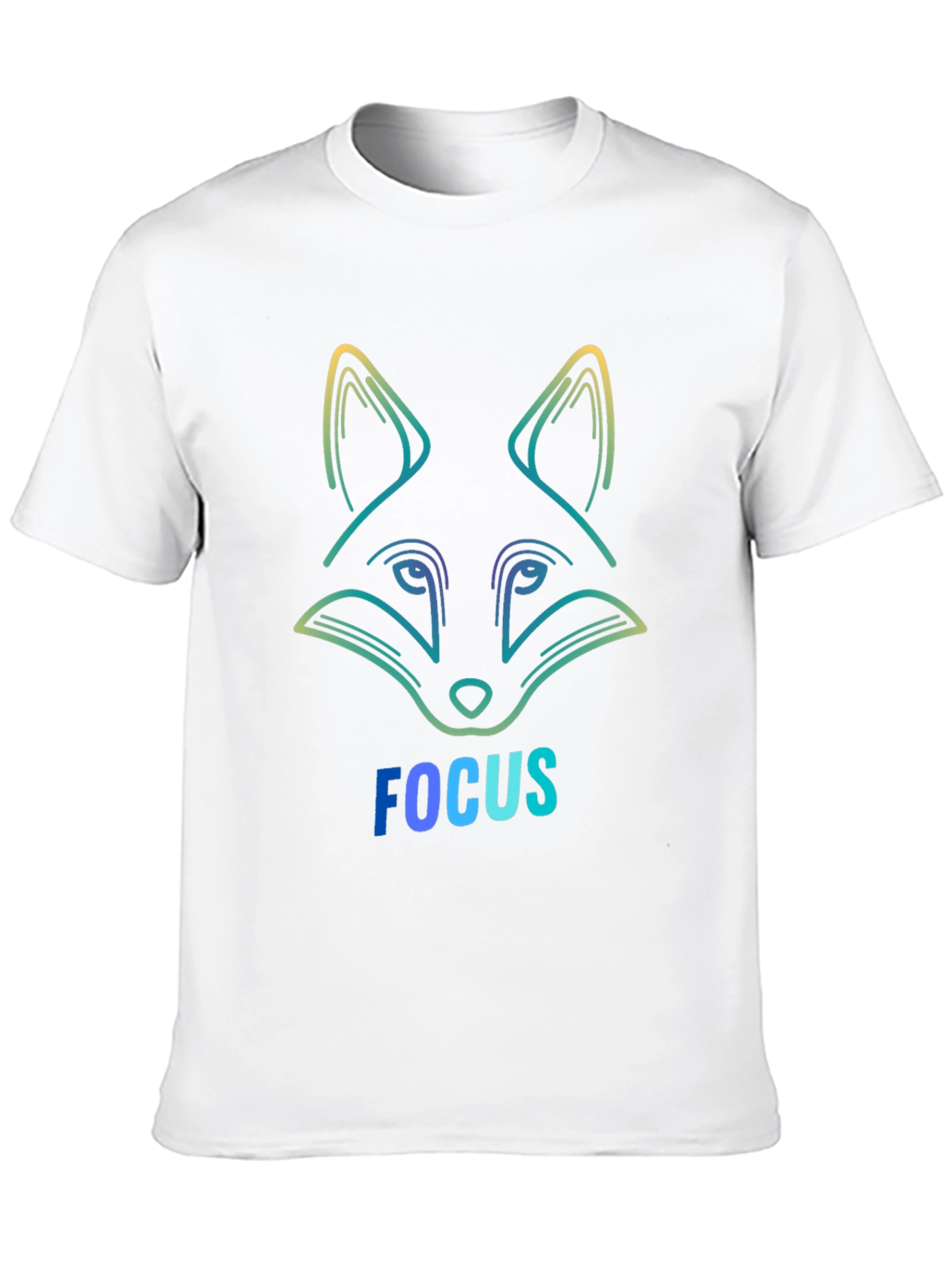 Focus Fox Graphic Tee - Stylish Mens T-Shirt