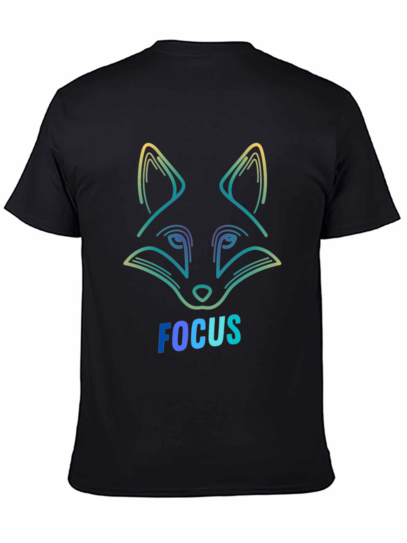 Focus Fox Graphic Tee - Stylish Mens T-Shirt