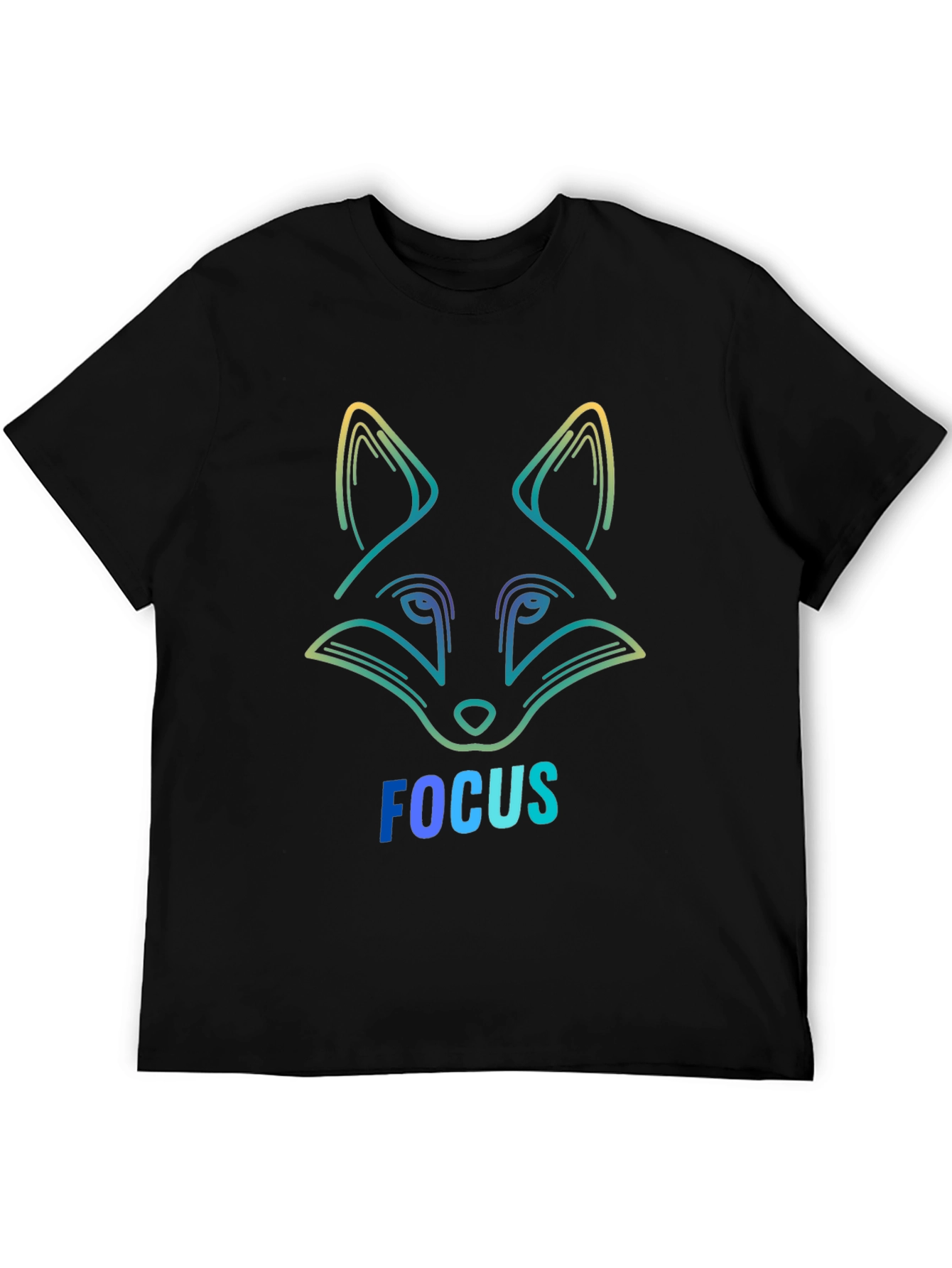 Focus Fox Graphic Tee - Stylish Mens T-Shirt