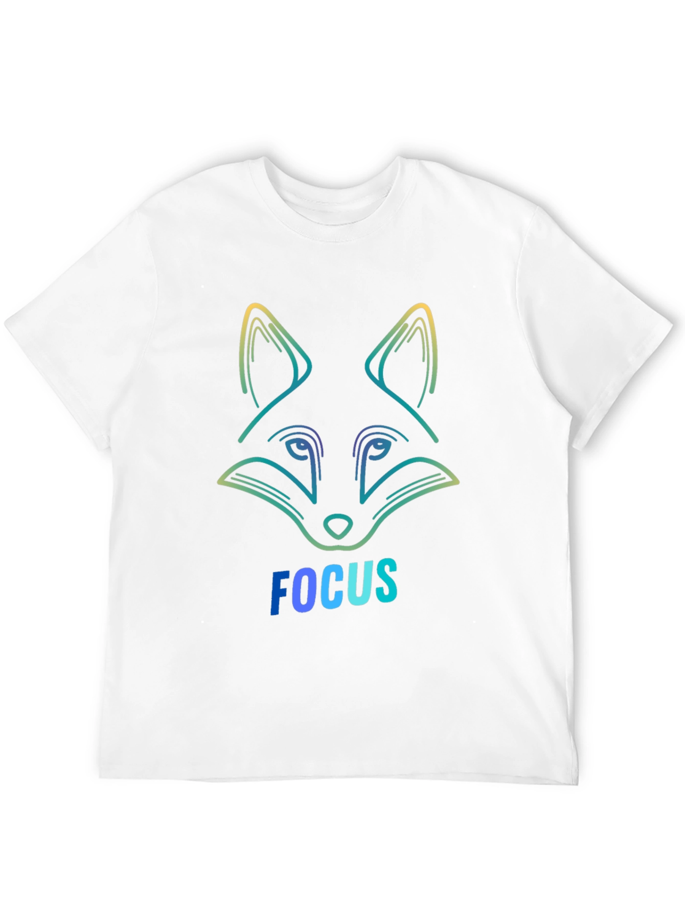 Focus Fox Graphic Tee - Stylish Mens T-Shirt