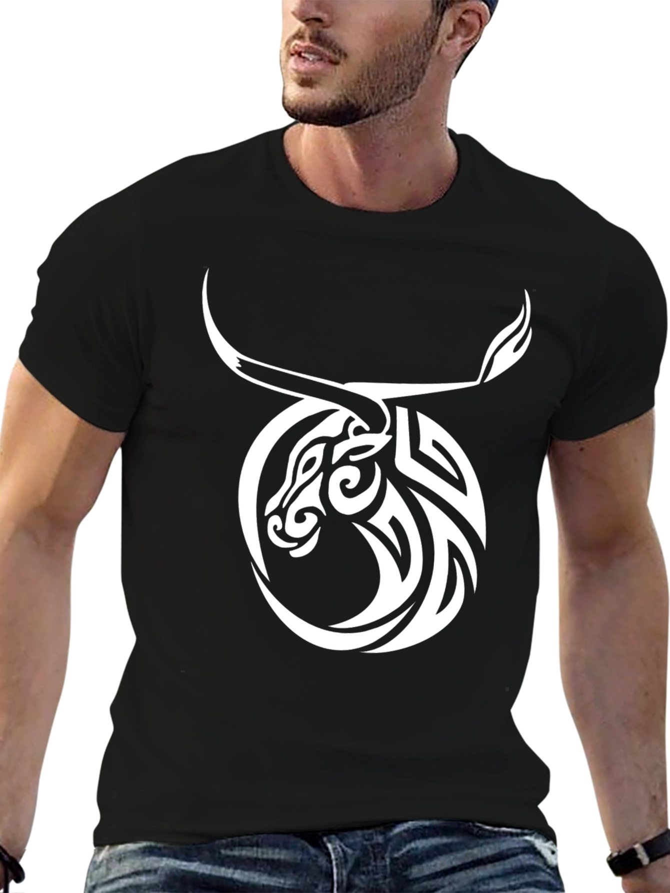 Taurus Zodiac T-Shirt - Stylish Bull Design