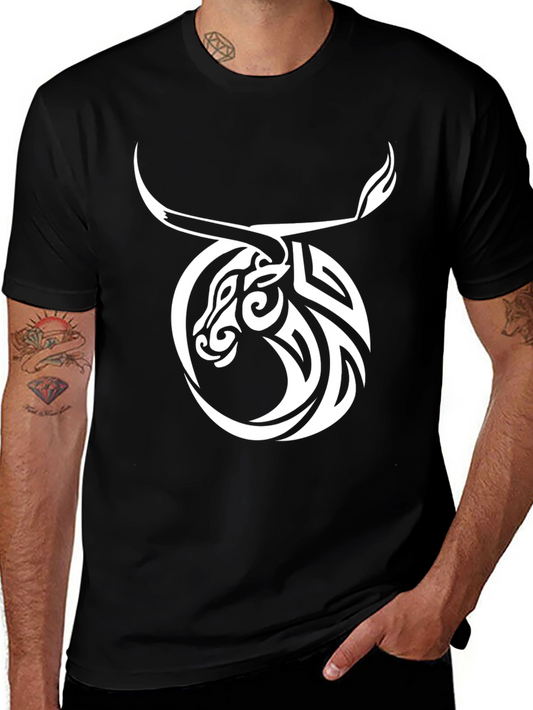 Taurus Zodiac T-Shirt - Stylish Bull Design