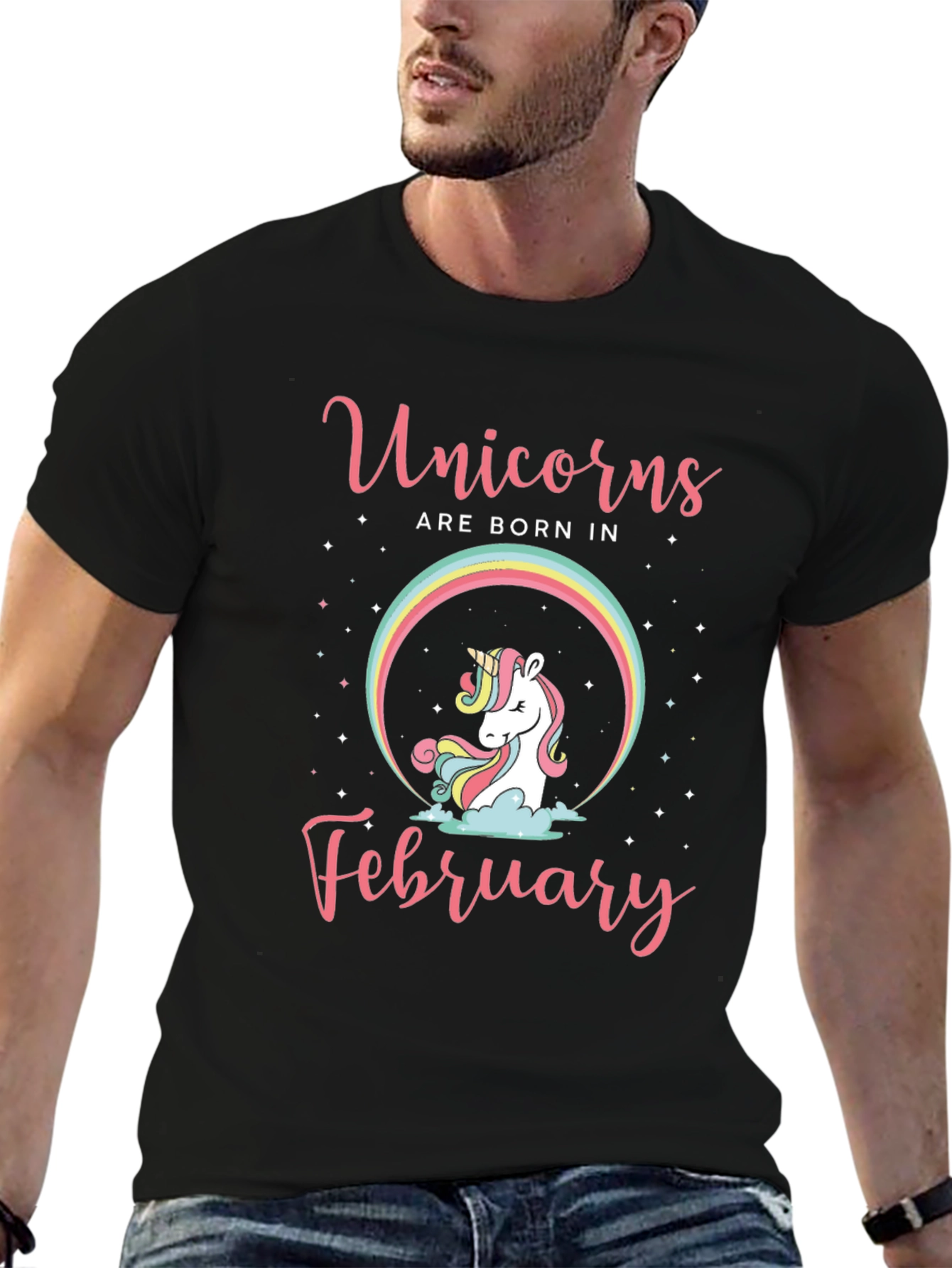 Unicorns Born In February T-Shirt