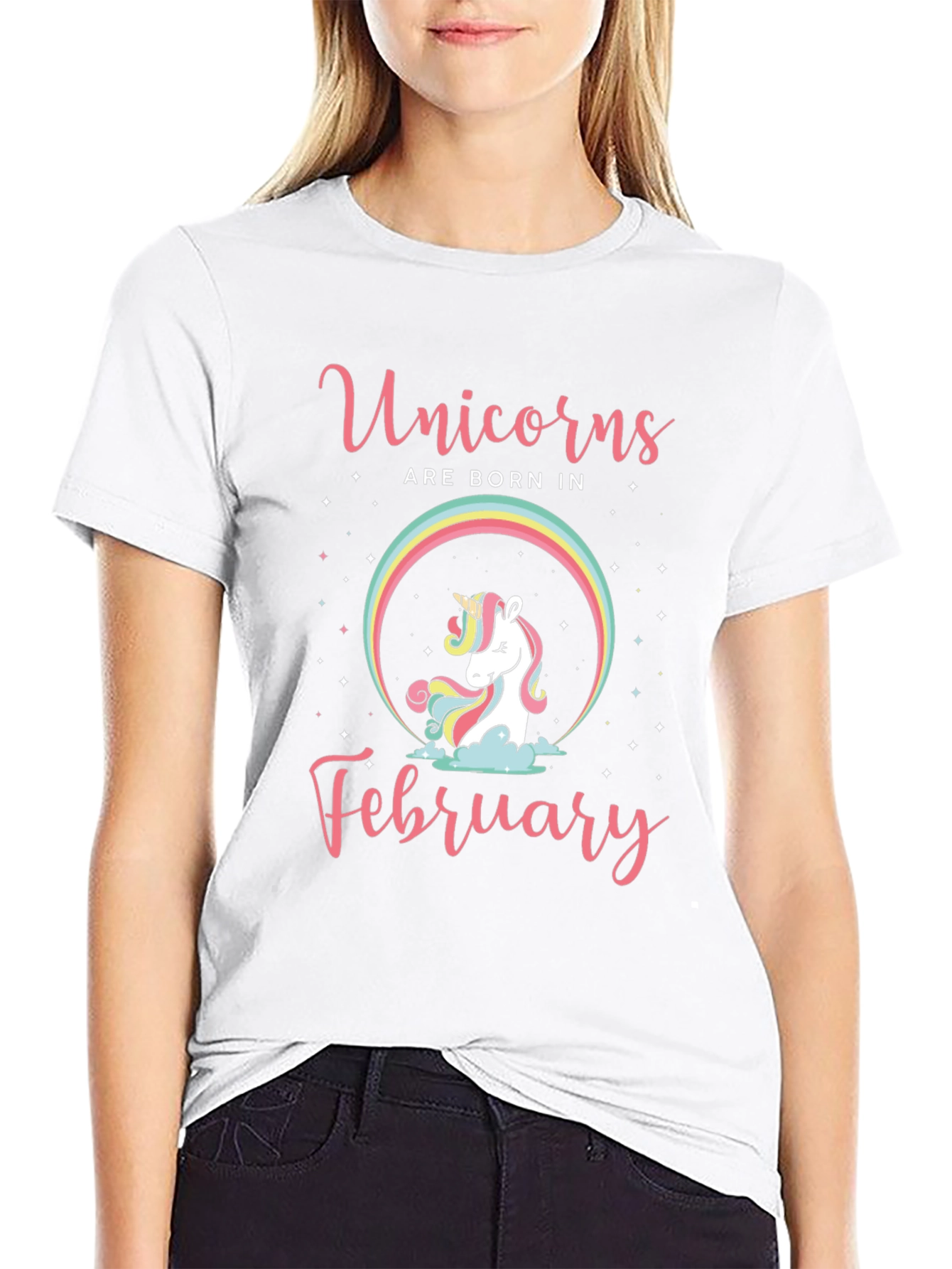 Unicorns Born In February T-Shirt