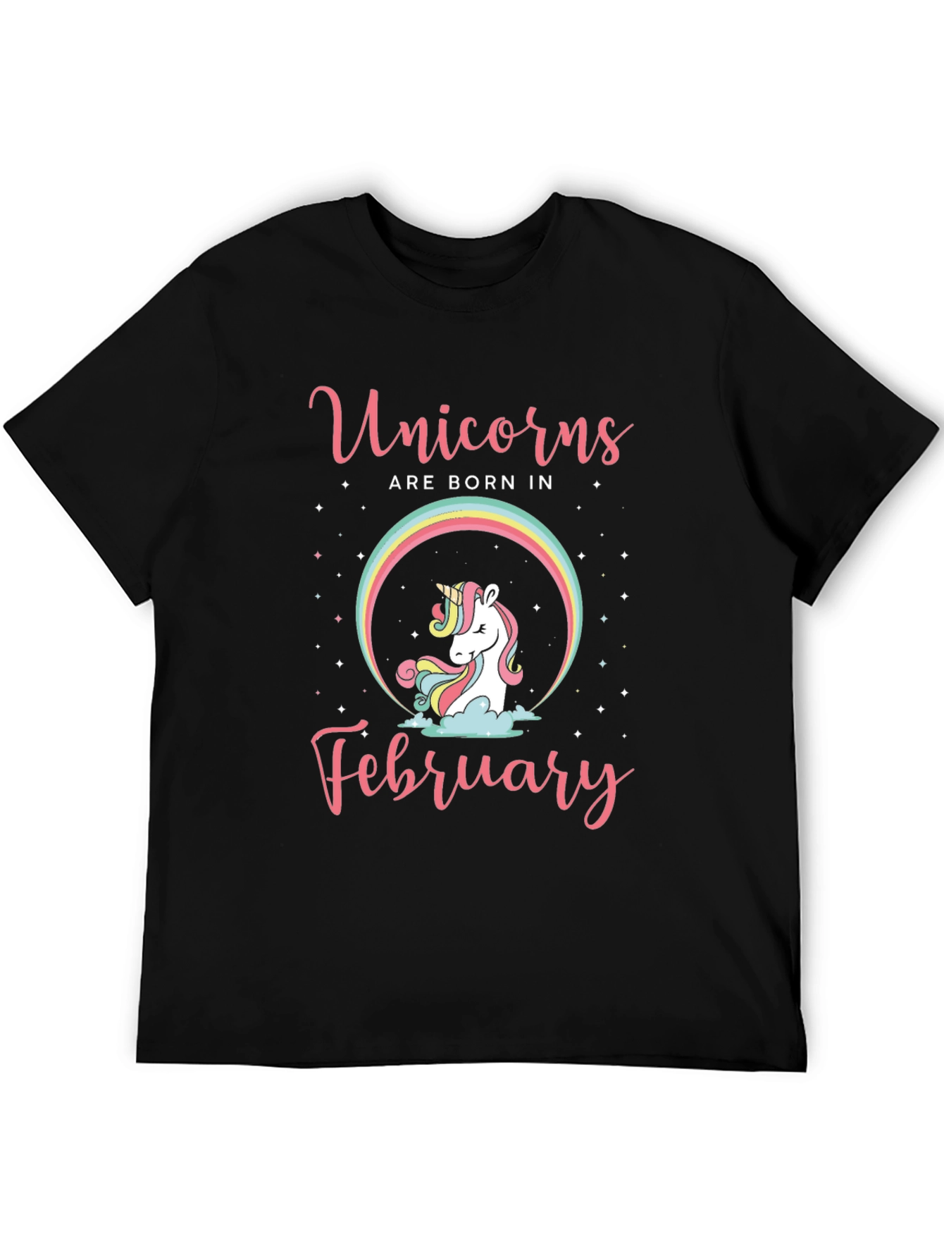 Unicorns Born In February T-Shirt