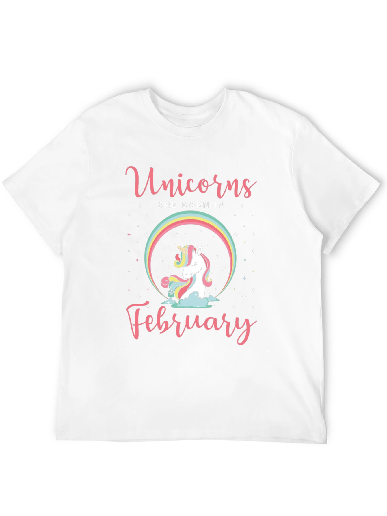 Unicorns Born In February T-Shirt