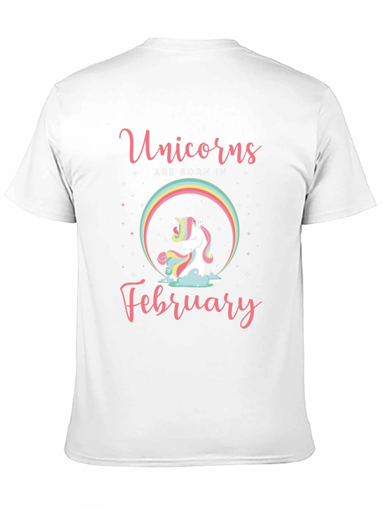 Unicorns Born In February T-Shirt
