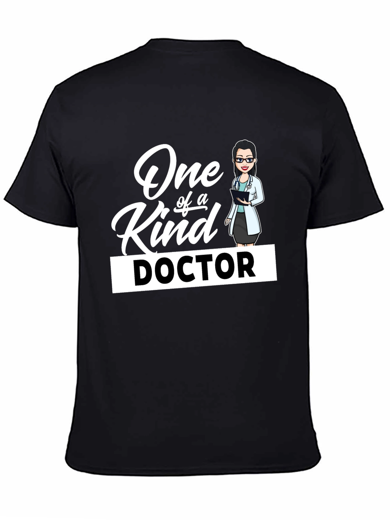 One of a Kind Doctor T-Shirt - Black