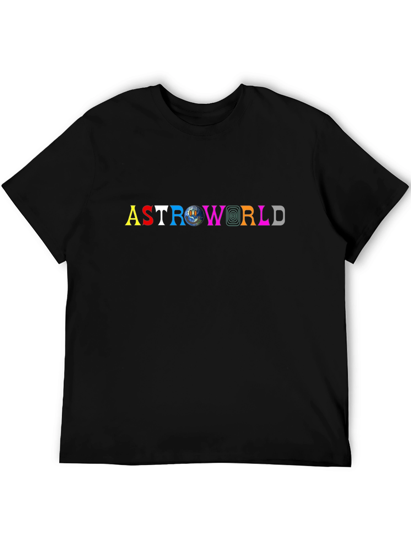 Astroworld Graphic T-Shirt - Black Cotton Tee