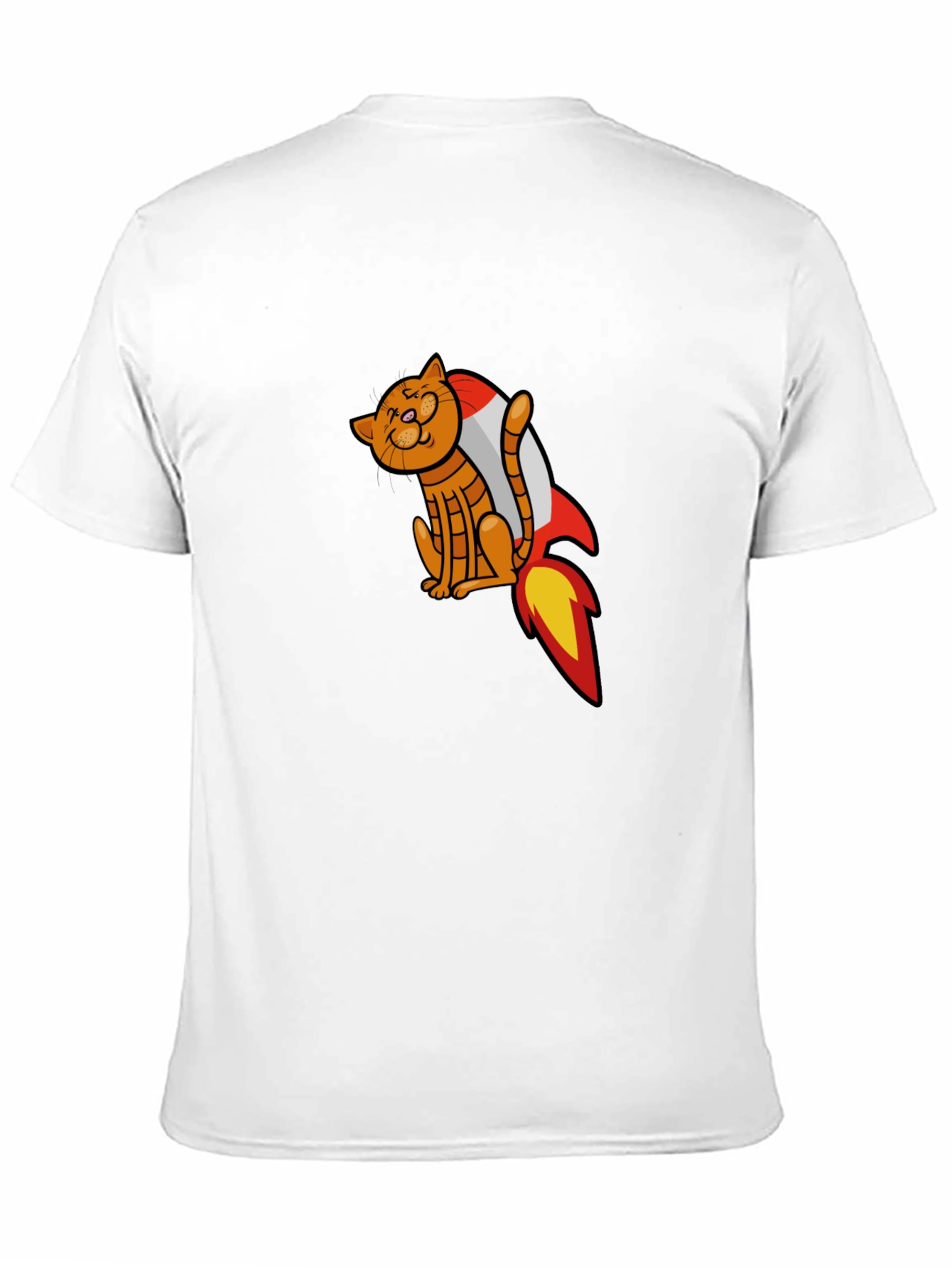 Cat Rocket T-Shirt - Space Adventure Tee