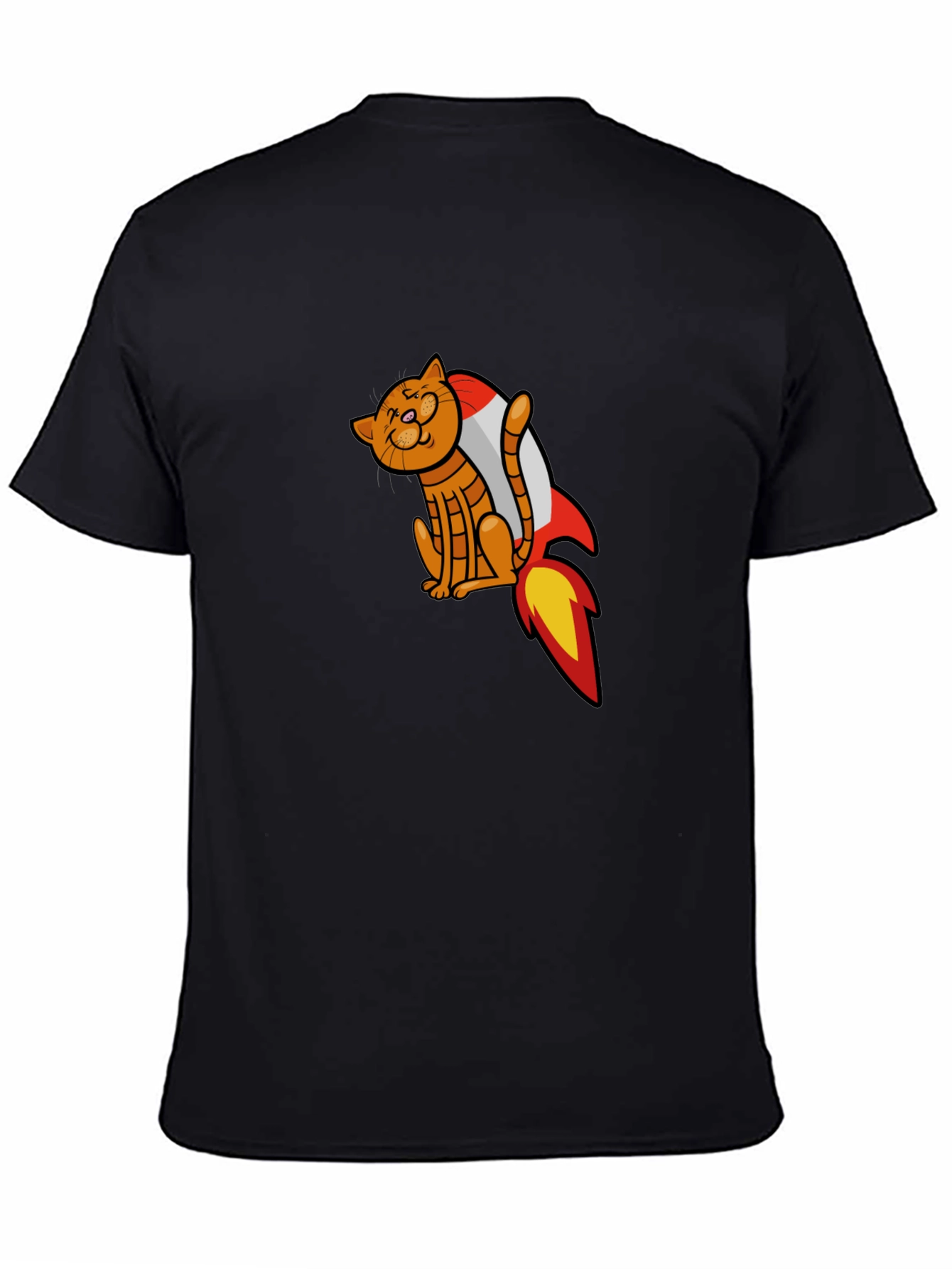 Cat Rocket T-Shirt - Space Adventure Tee