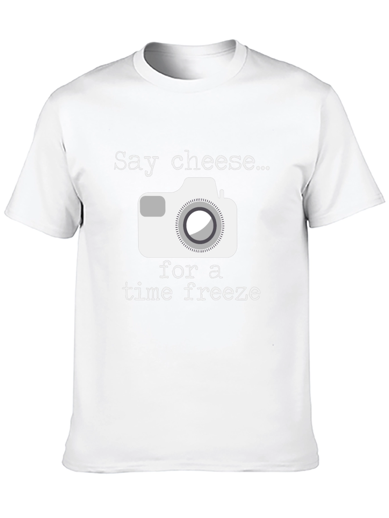 Say Cheese Time Freeze Graphic T-Shirt
