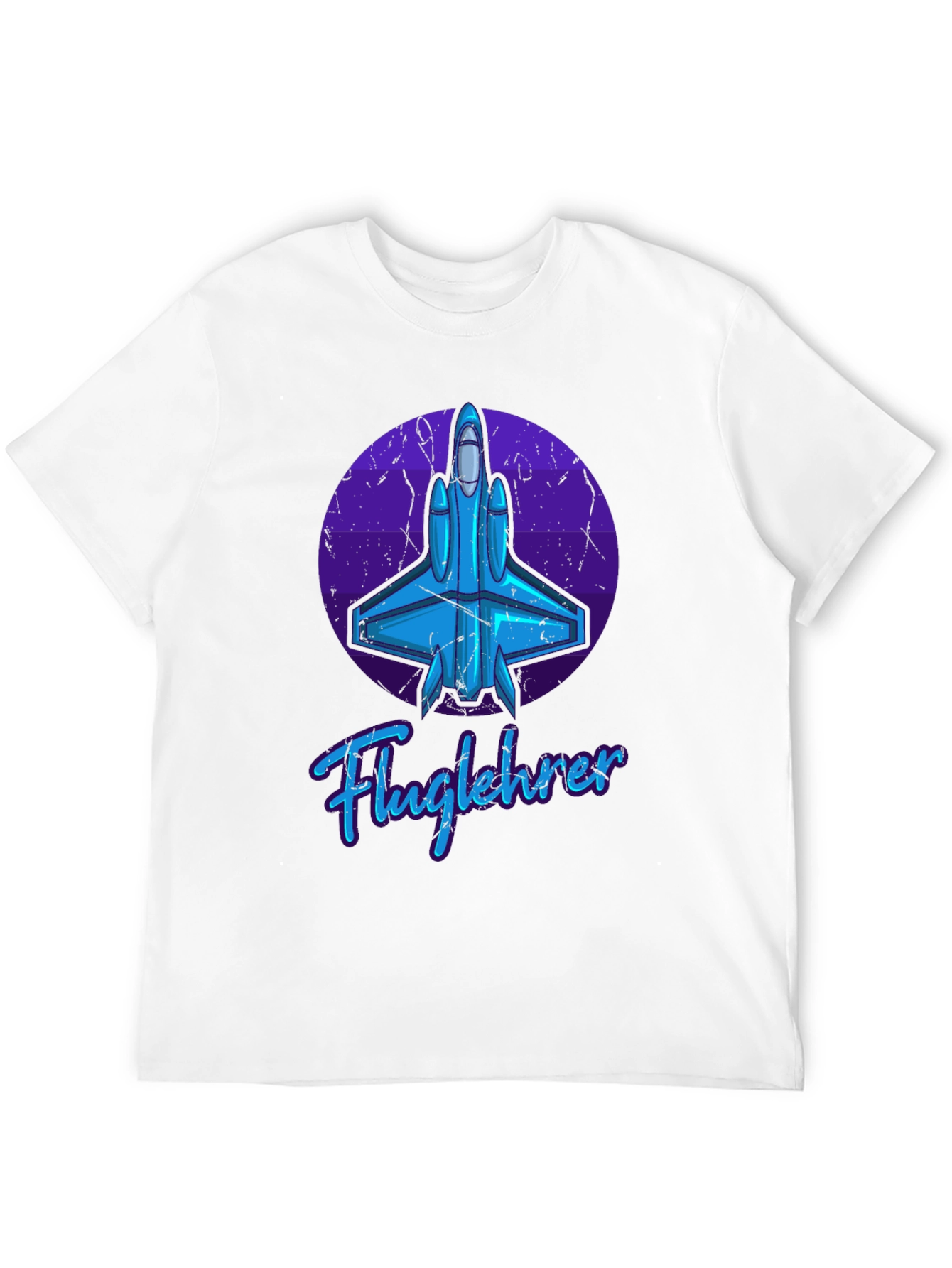 Fluglehrer Fighter Jet Graphic Tee - Black