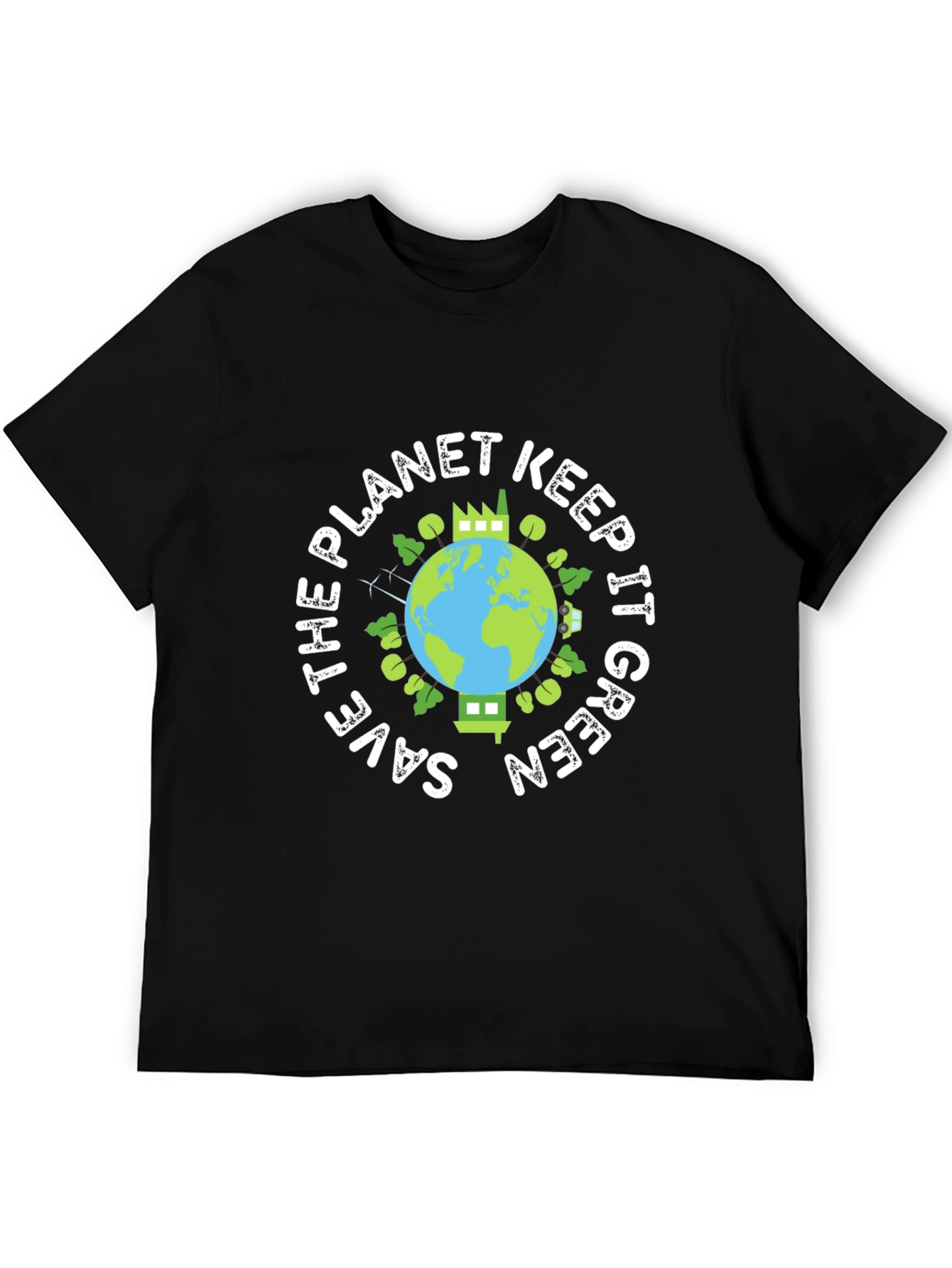 Eco-Friendly Save the Planet Graphic Tee