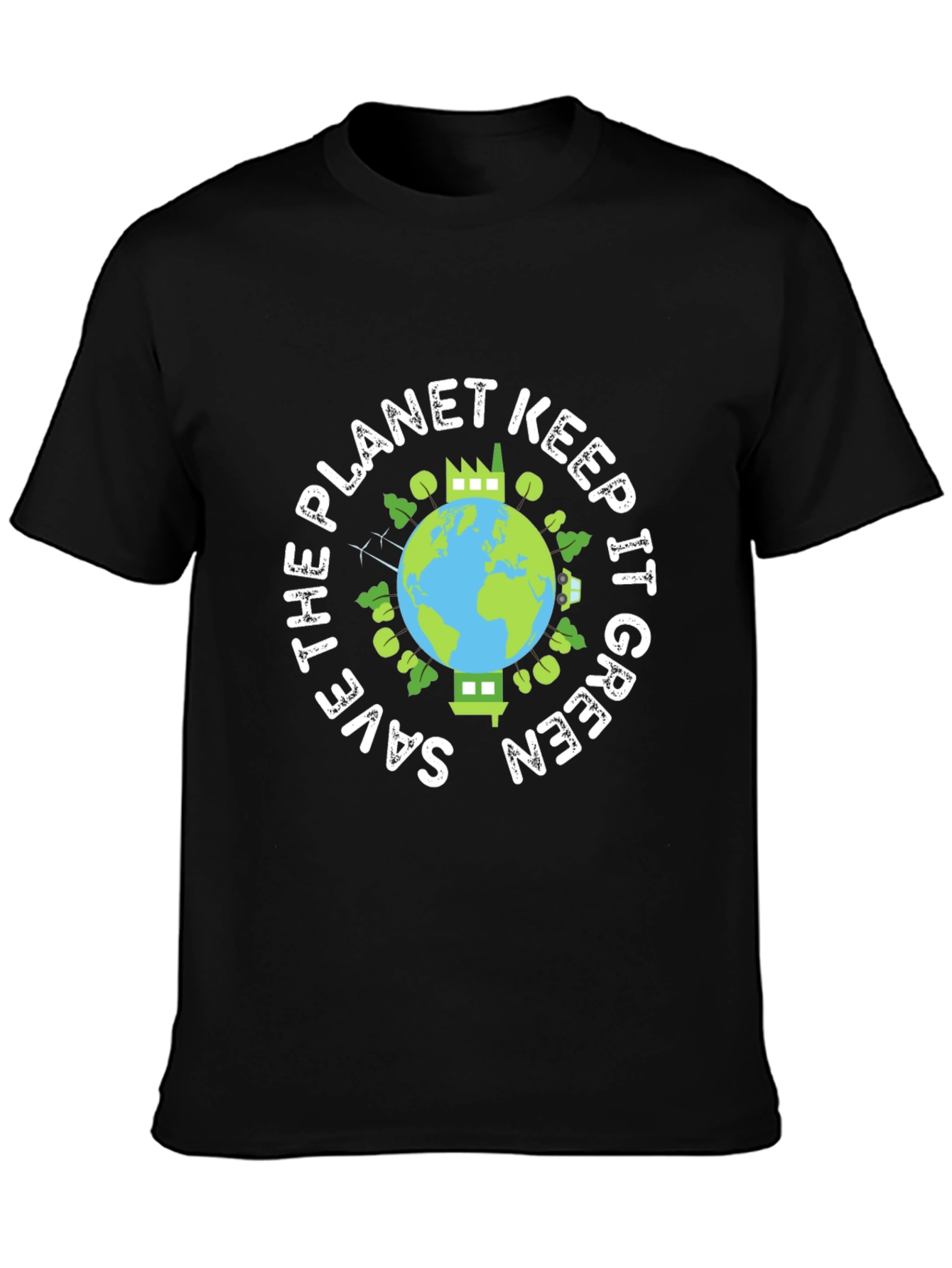 Eco-Friendly Save the Planet Graphic Tee