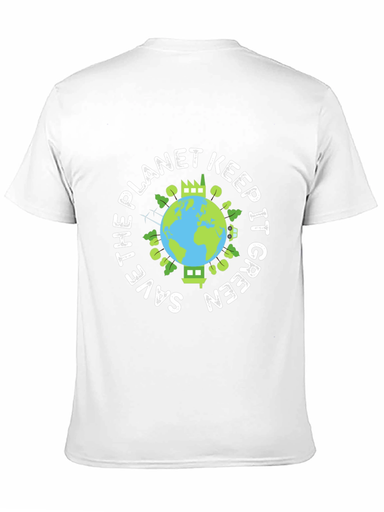 Eco-Friendly Save the Planet Graphic Tee