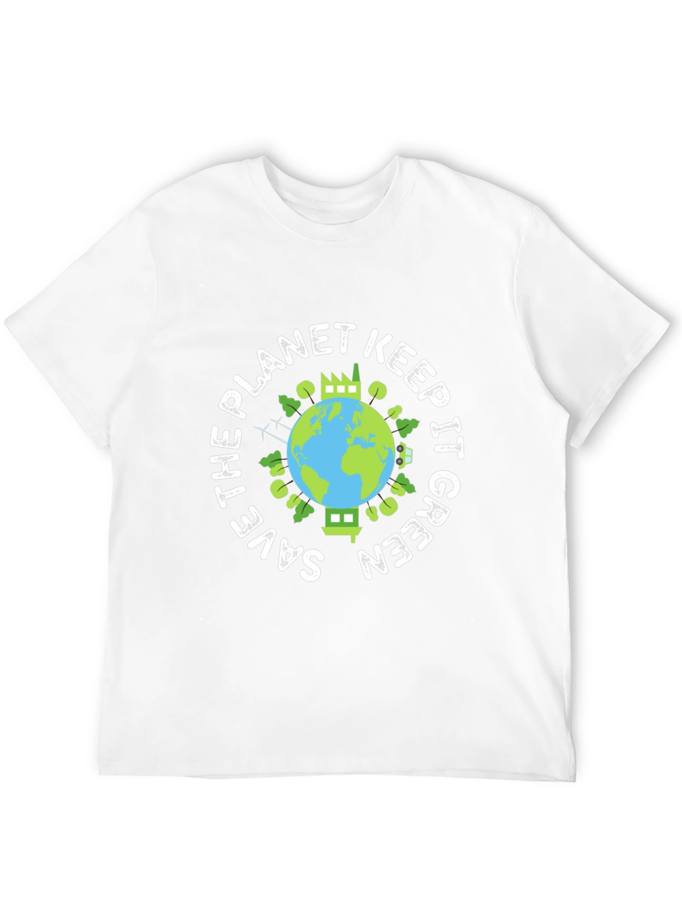 Eco-Friendly Save the Planet Graphic Tee