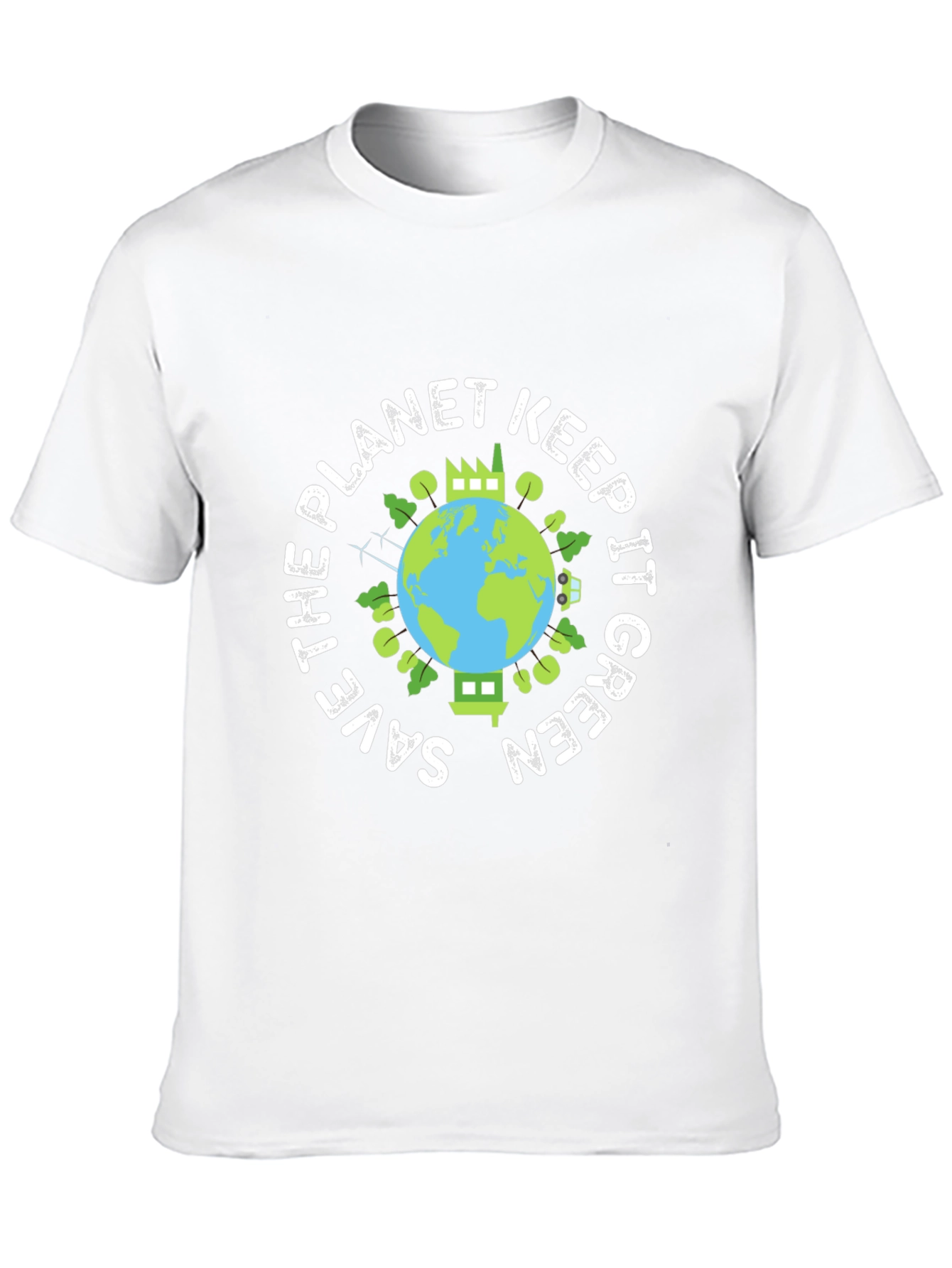 Eco-Friendly Save the Planet Graphic Tee