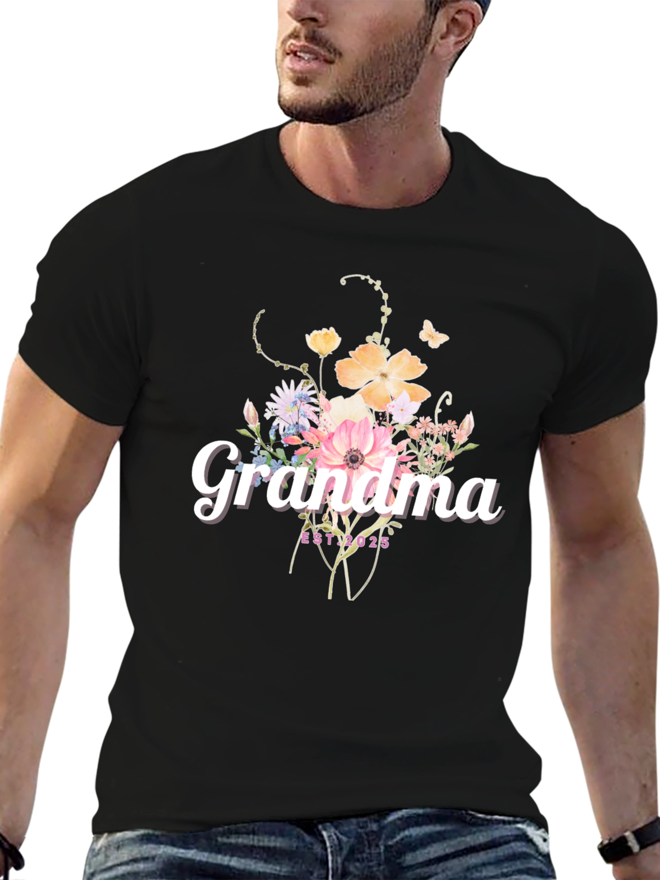 Grandma Floral Graphic Tee