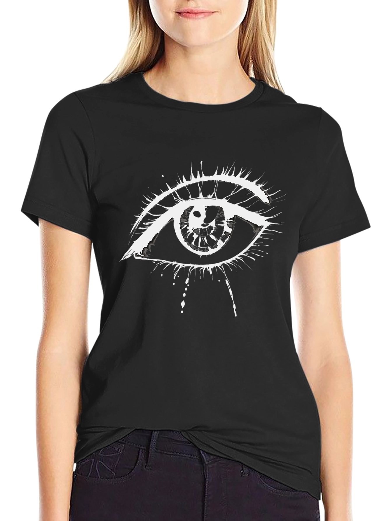 Eye Graphic Black T-Shirt