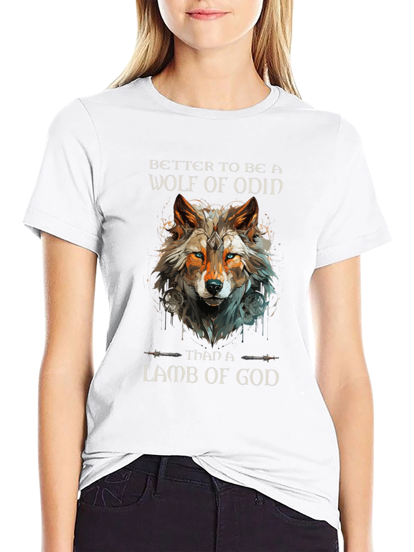 Wolf of Odin Graphic T-Shirt