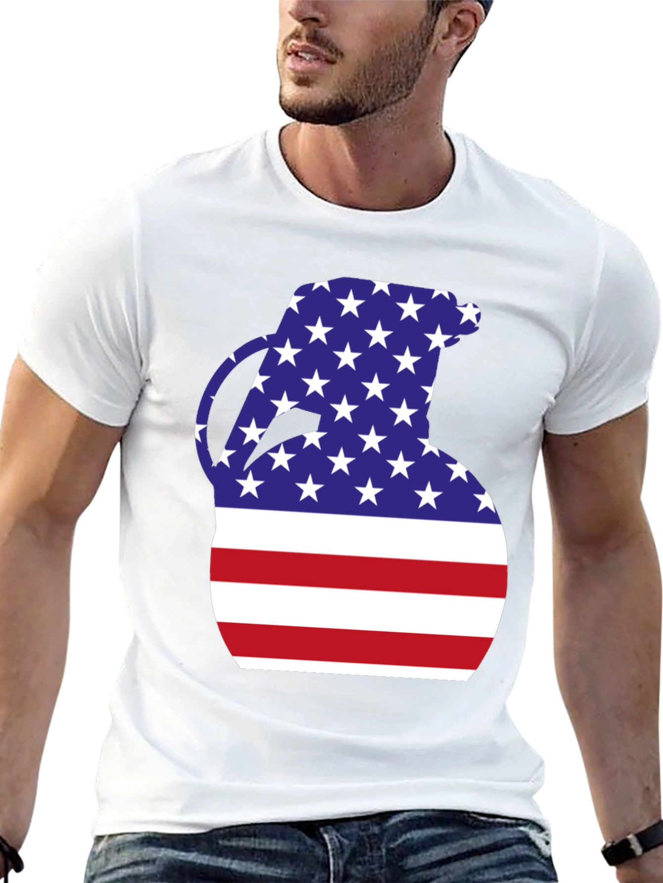 American Flag Grenade T-Shirt