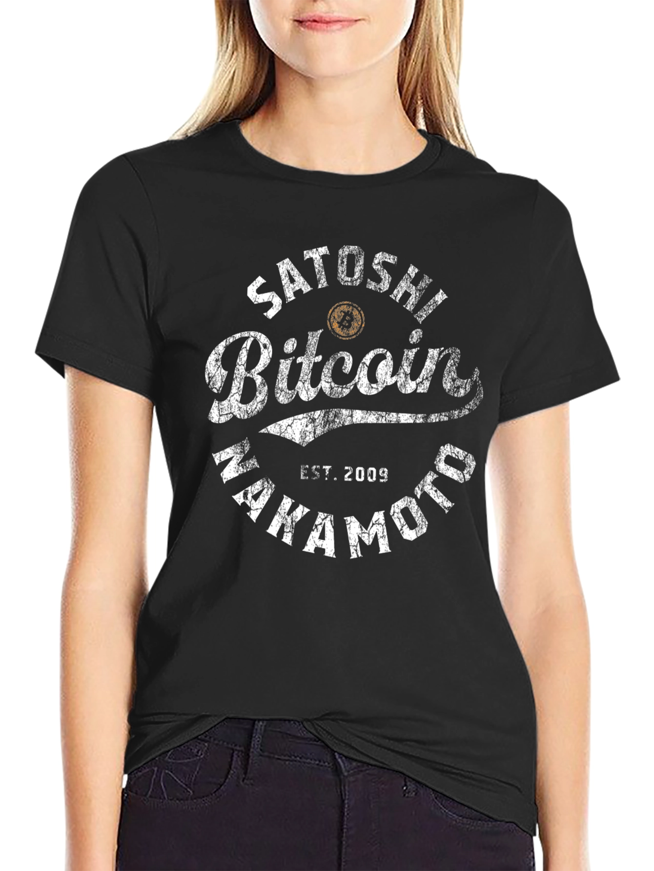 Satoshi Nakamoto Bitcoin T-Shirt - Cryptocurrency Tee