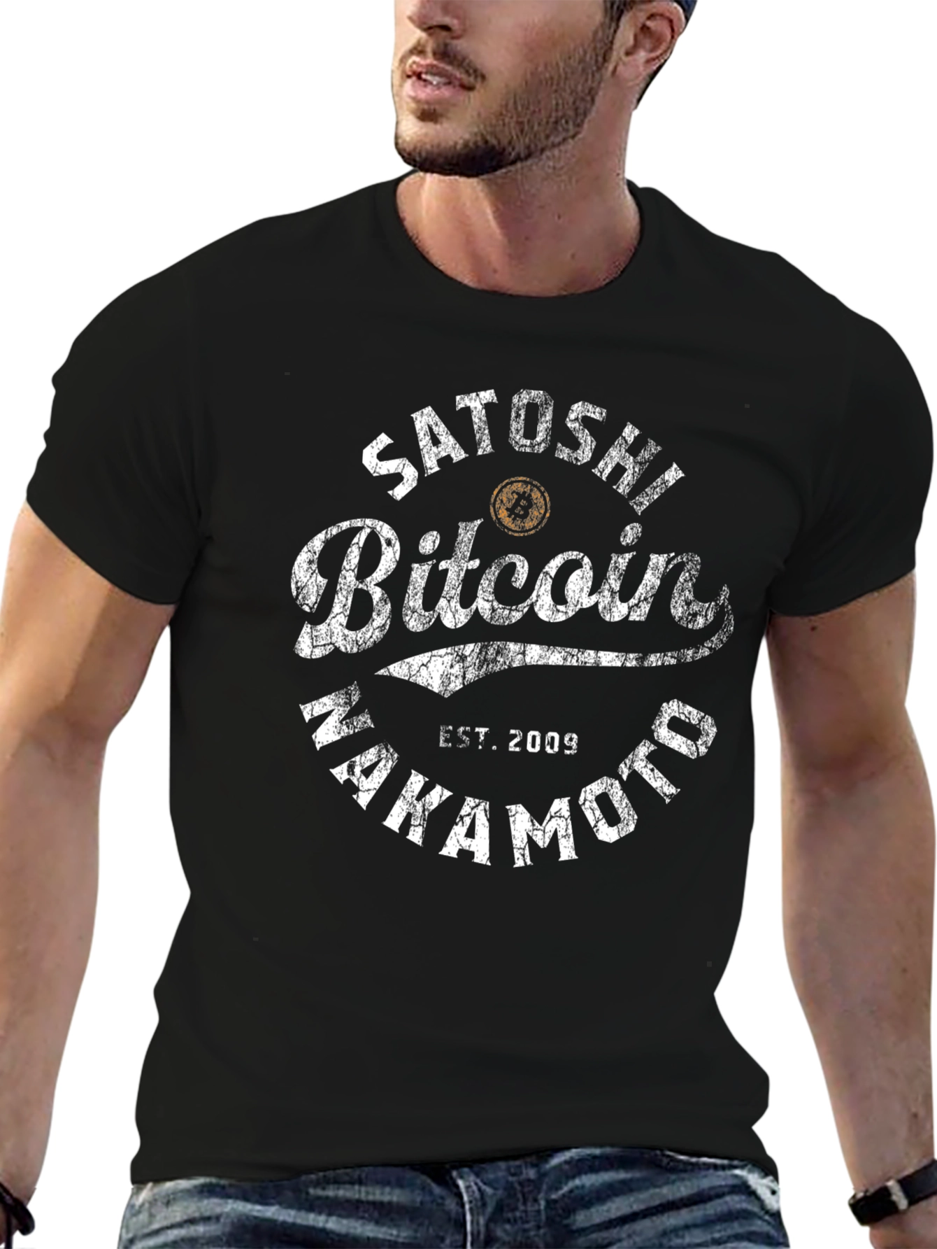 Satoshi Nakamoto Bitcoin T-Shirt - Cryptocurrency Tee