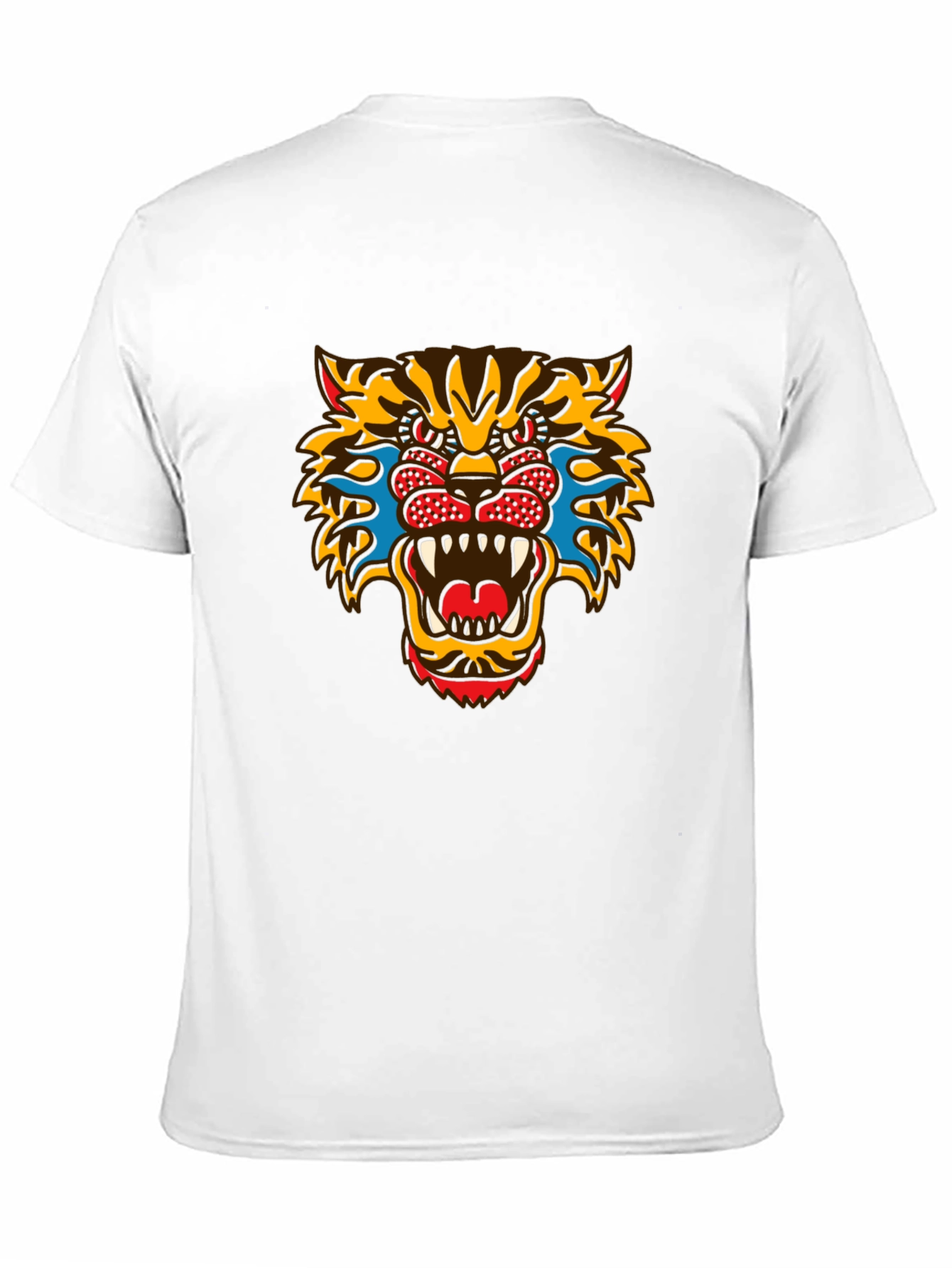 Bold Graphic Tee - Fierce Tiger Print