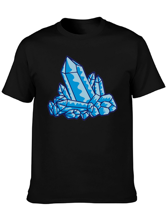 Crystal Design Black T-Shirt