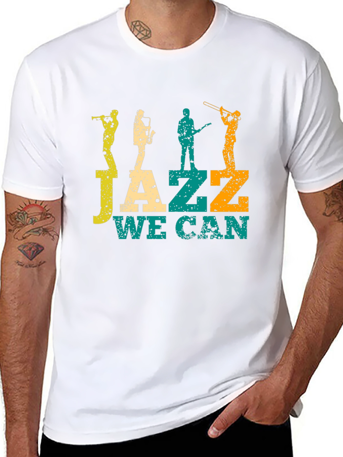 Jazz We Can Graphic Tee - Black T-Shirt