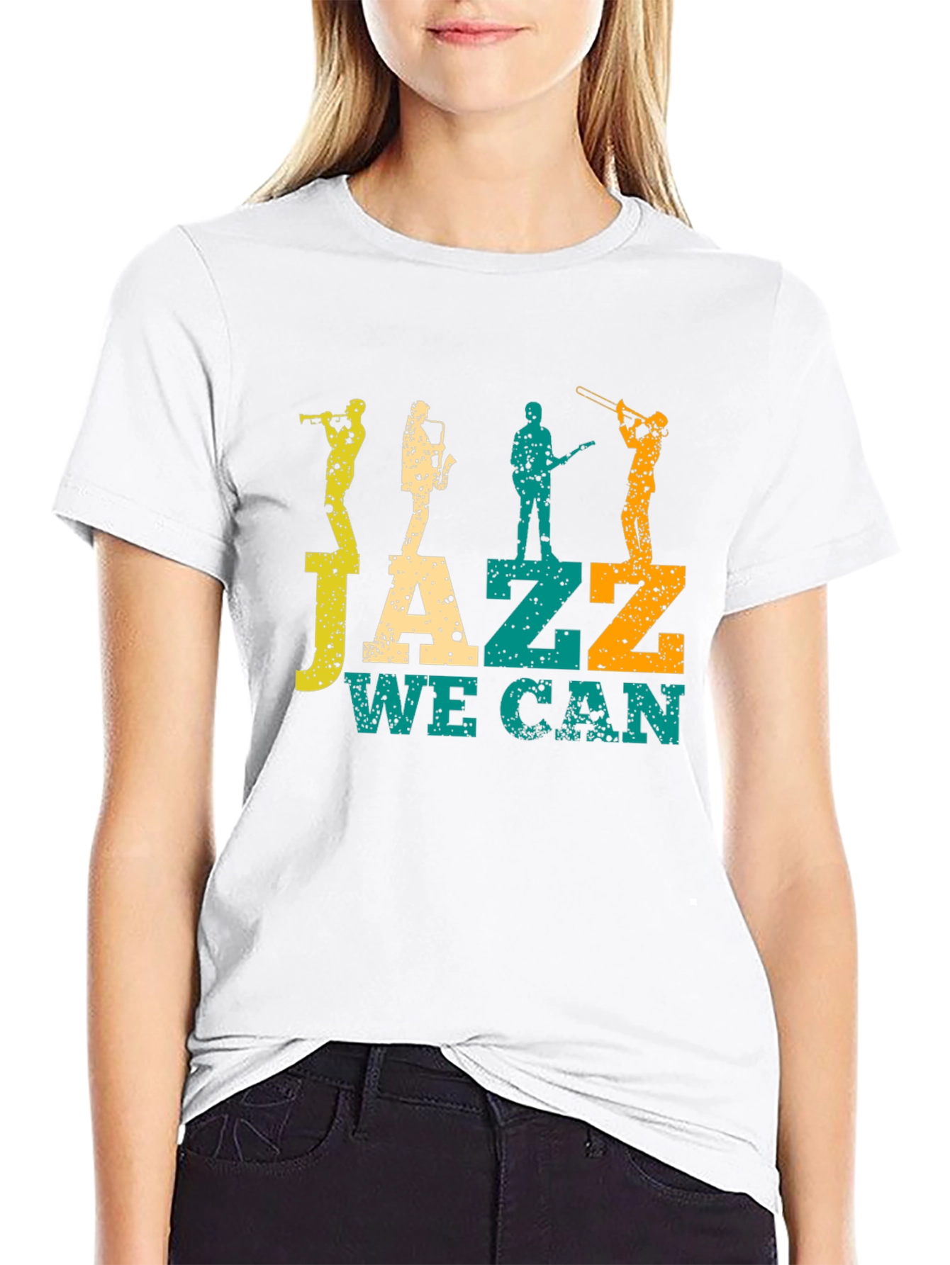Jazz We Can Graphic Tee - Black T-Shirt