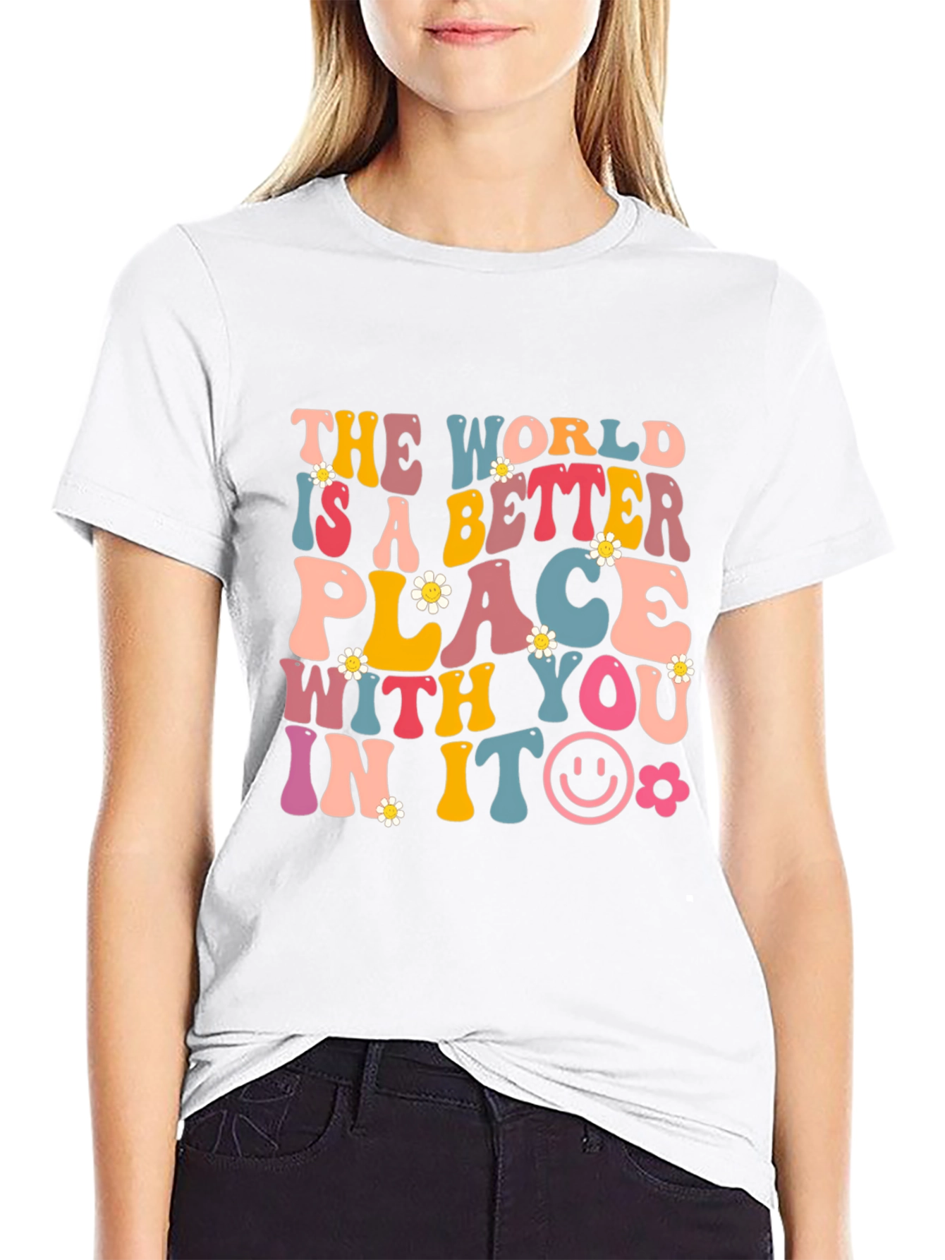 Better Place Graphic Tee - Black Cotton Blend