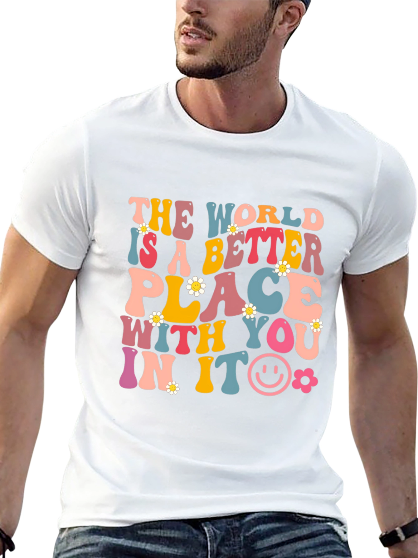 Better Place Graphic Tee - Black Cotton Blend