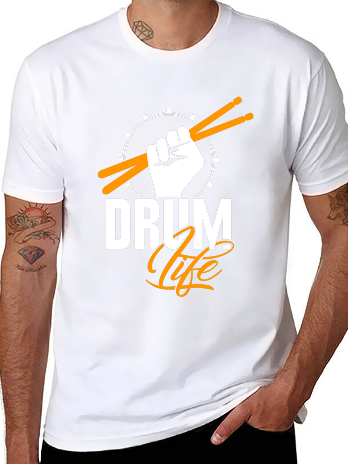 Drum Life Graphic T-Shirt - Music Lover Tee