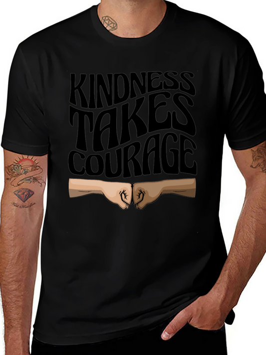 Kindness Takes Courage Black T-Shirt