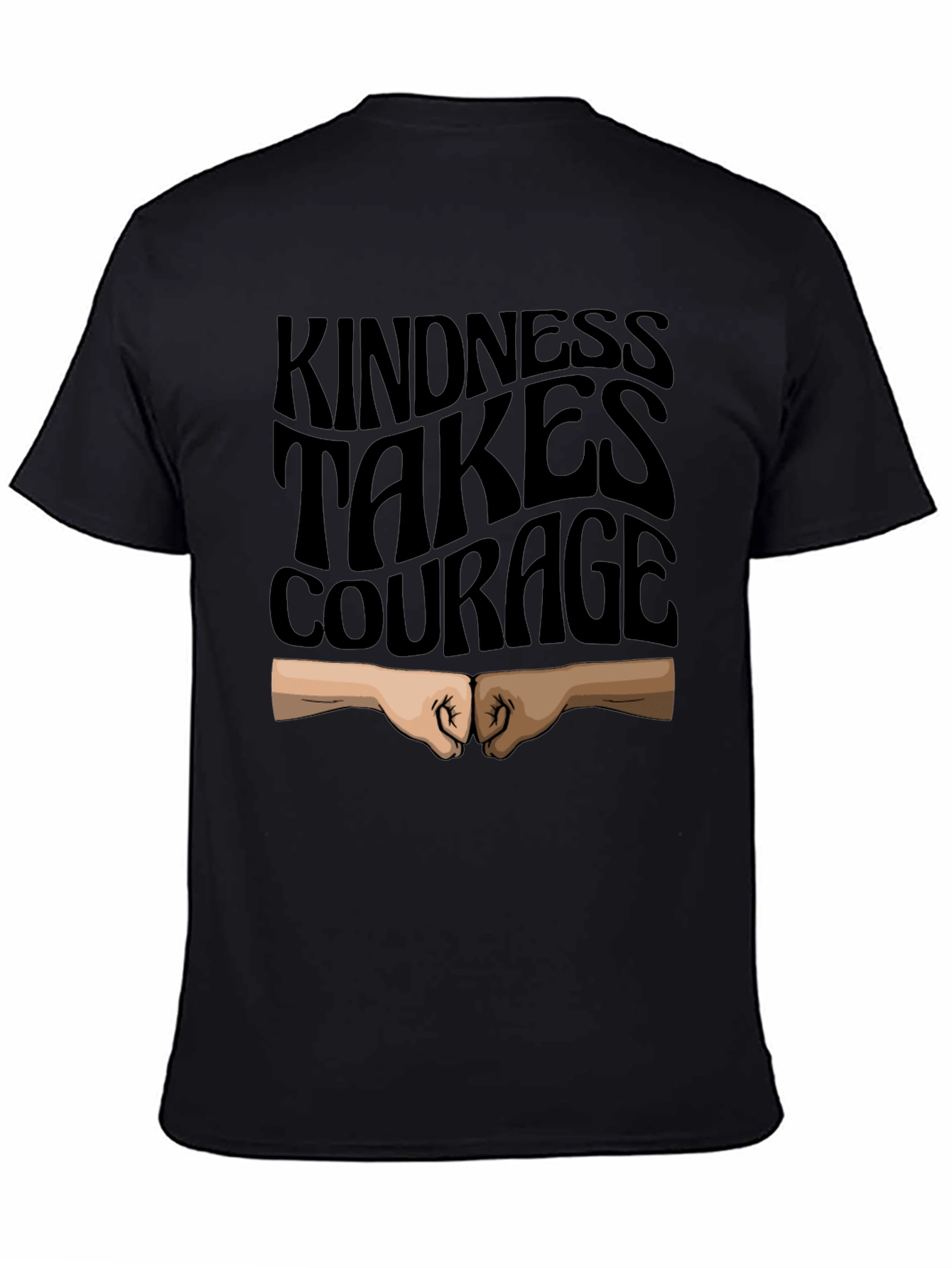 Kindness Takes Courage Black T-Shirt
