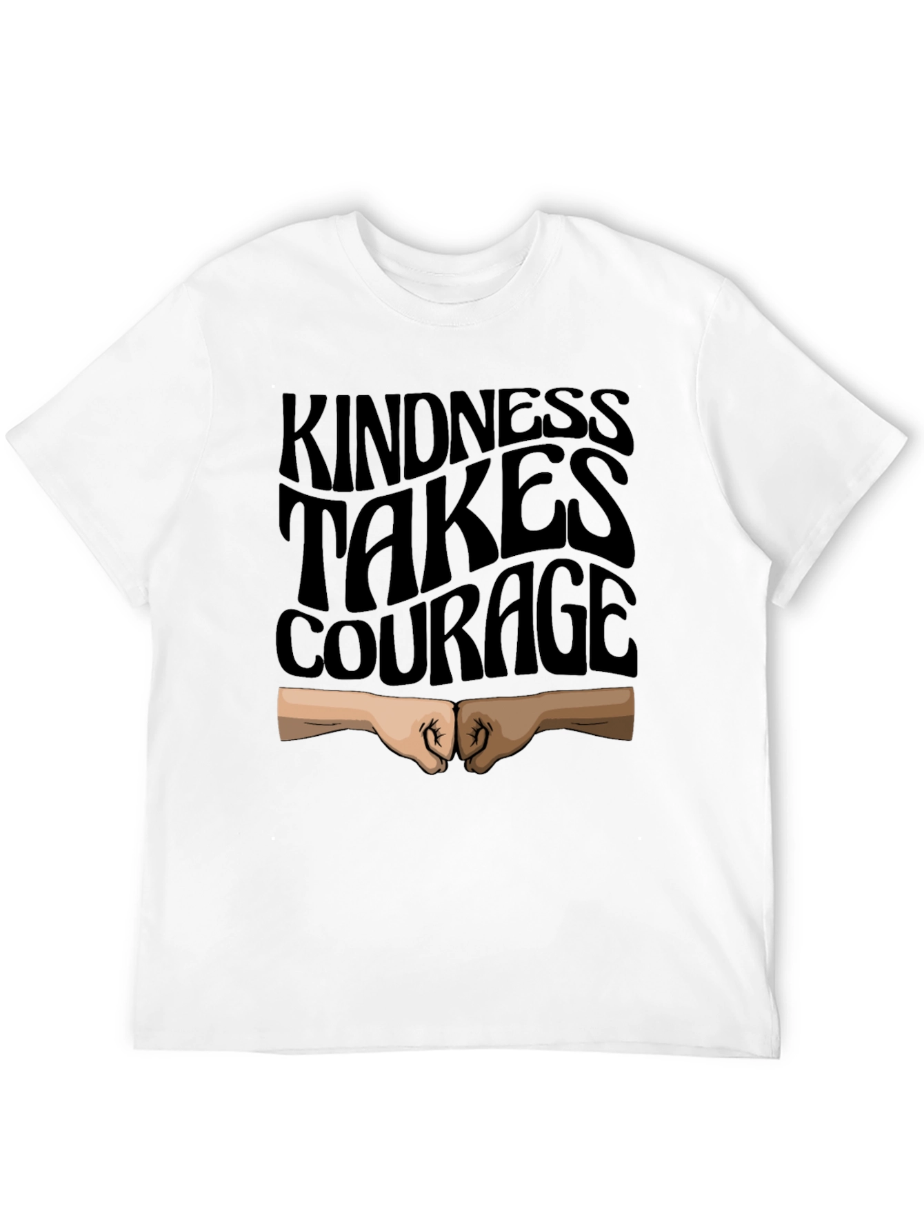 Kindness Takes Courage Black T-Shirt