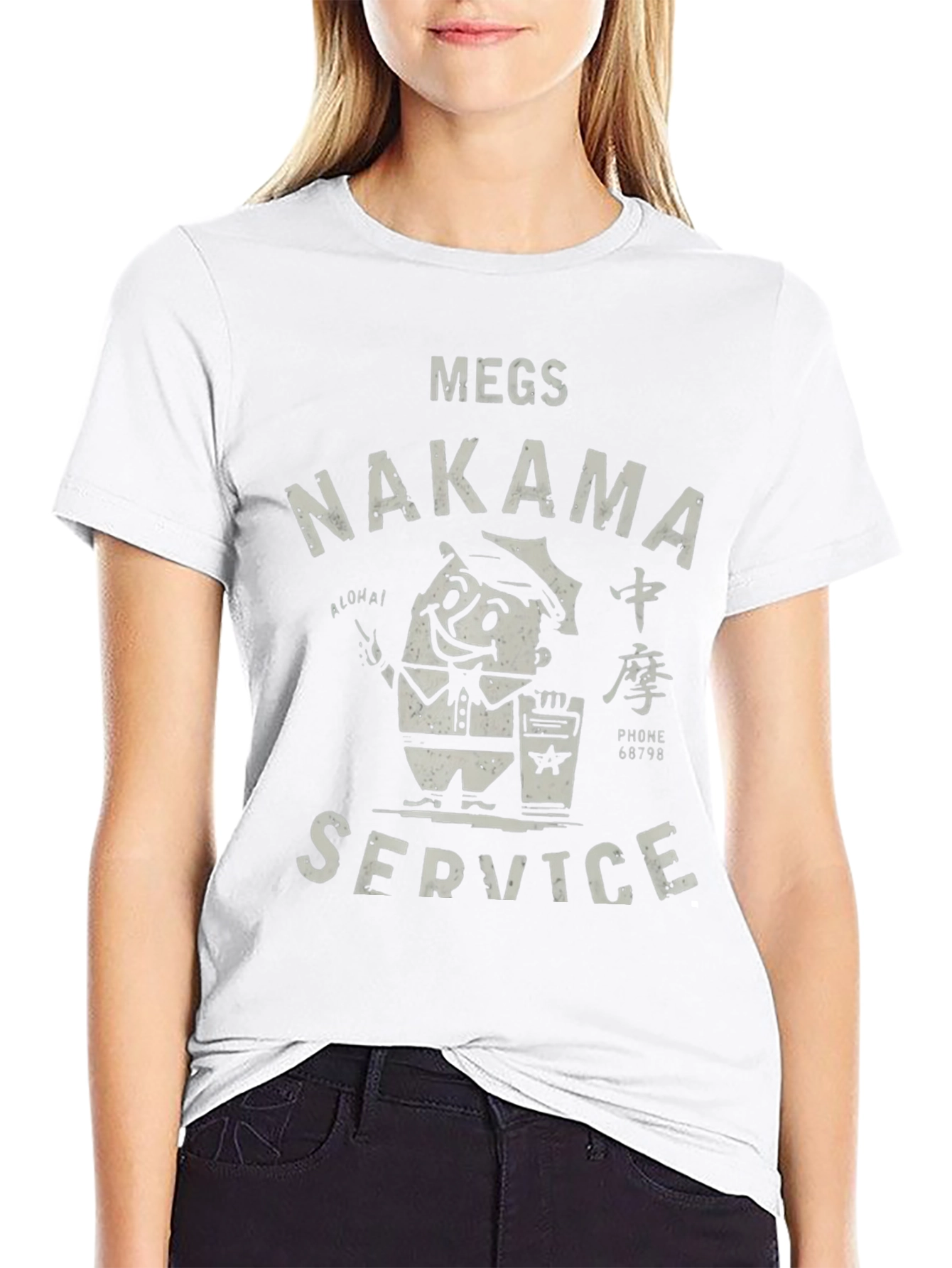 MEGS NAKAMA Service T-Shirt - Retro Style