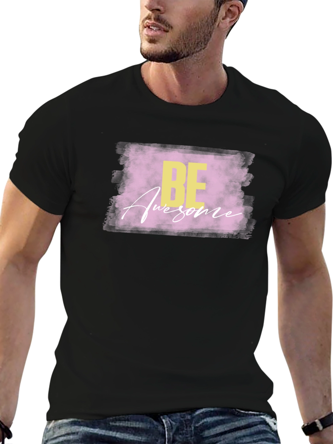 Be Awesome T-Shirt - Stylish Graphic Tee
