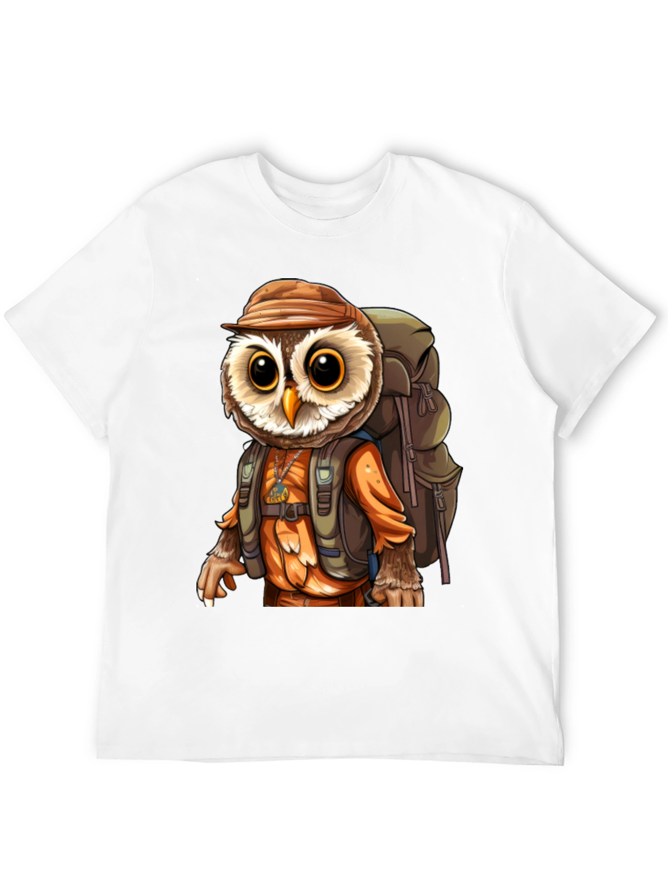 Owl Hiker T-Shirt - Black