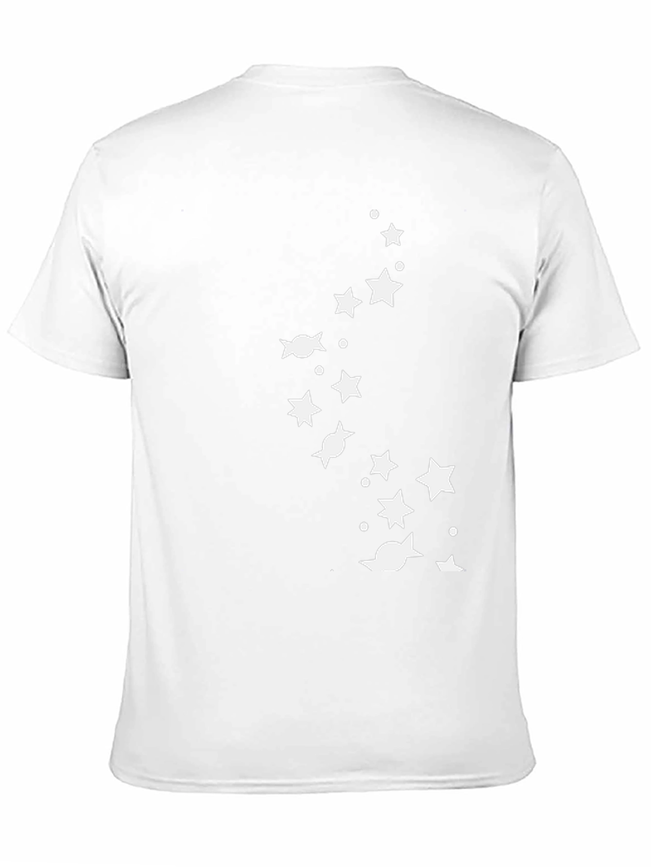Starry Night Mens Black Graphic Tee
