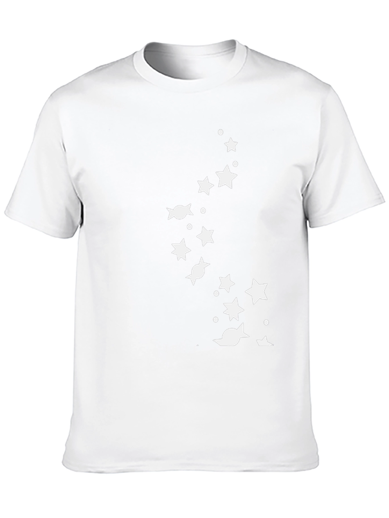 Starry Night Mens Black Graphic Tee