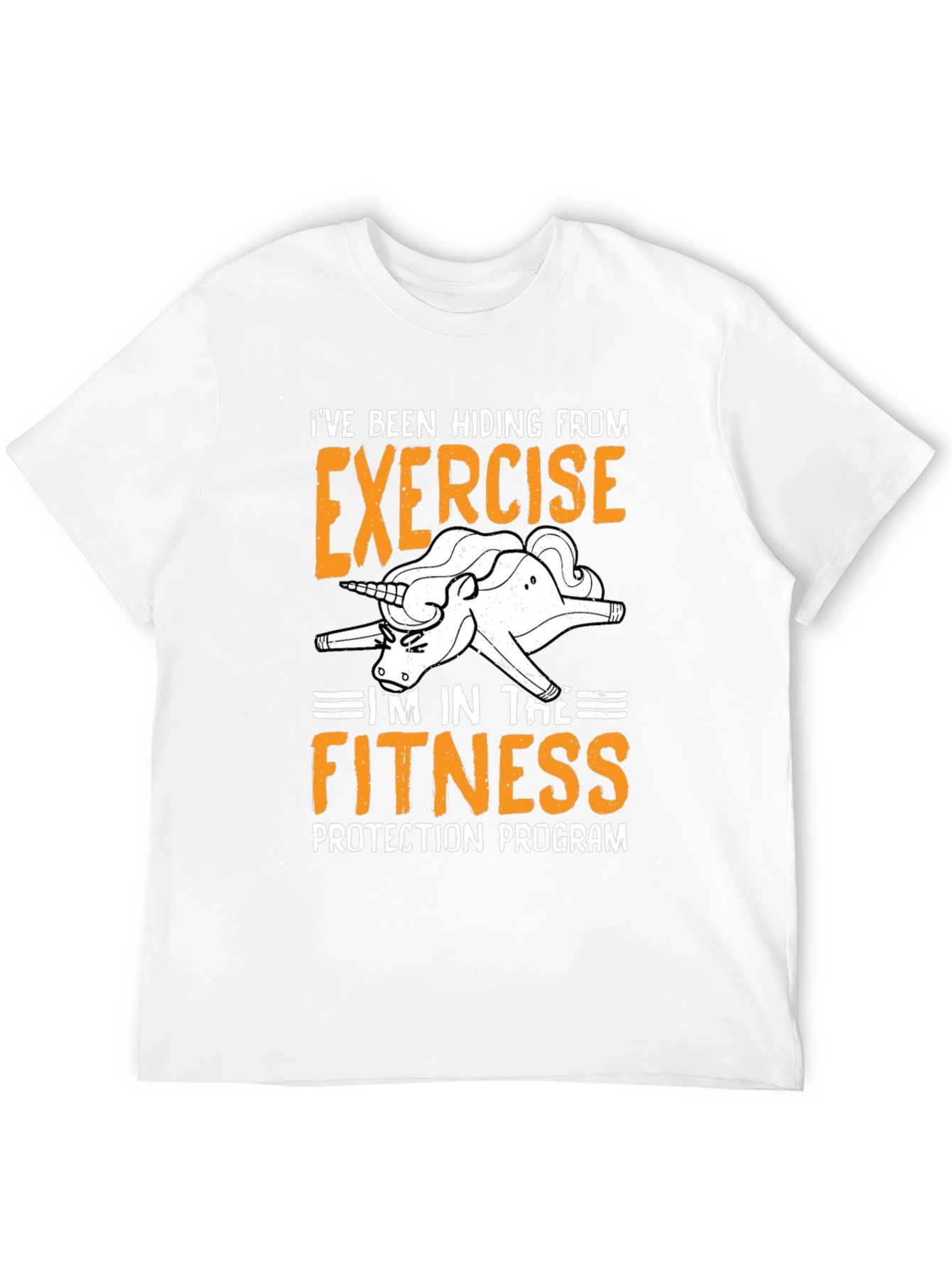 Funny Exercise Protection Program Unicorn T-Shirt