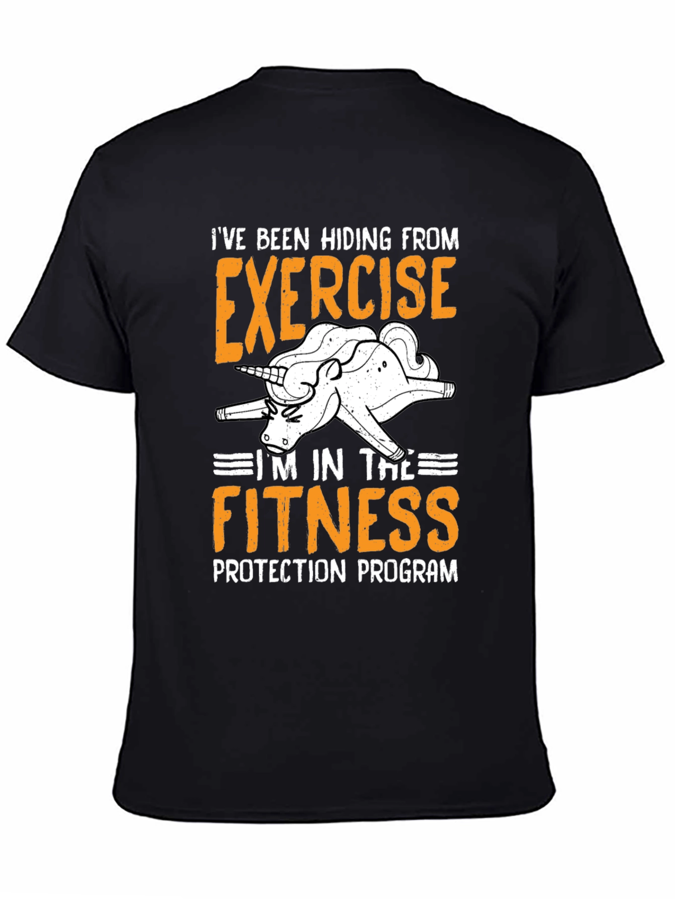 Funny Exercise Protection Program Unicorn T-Shirt