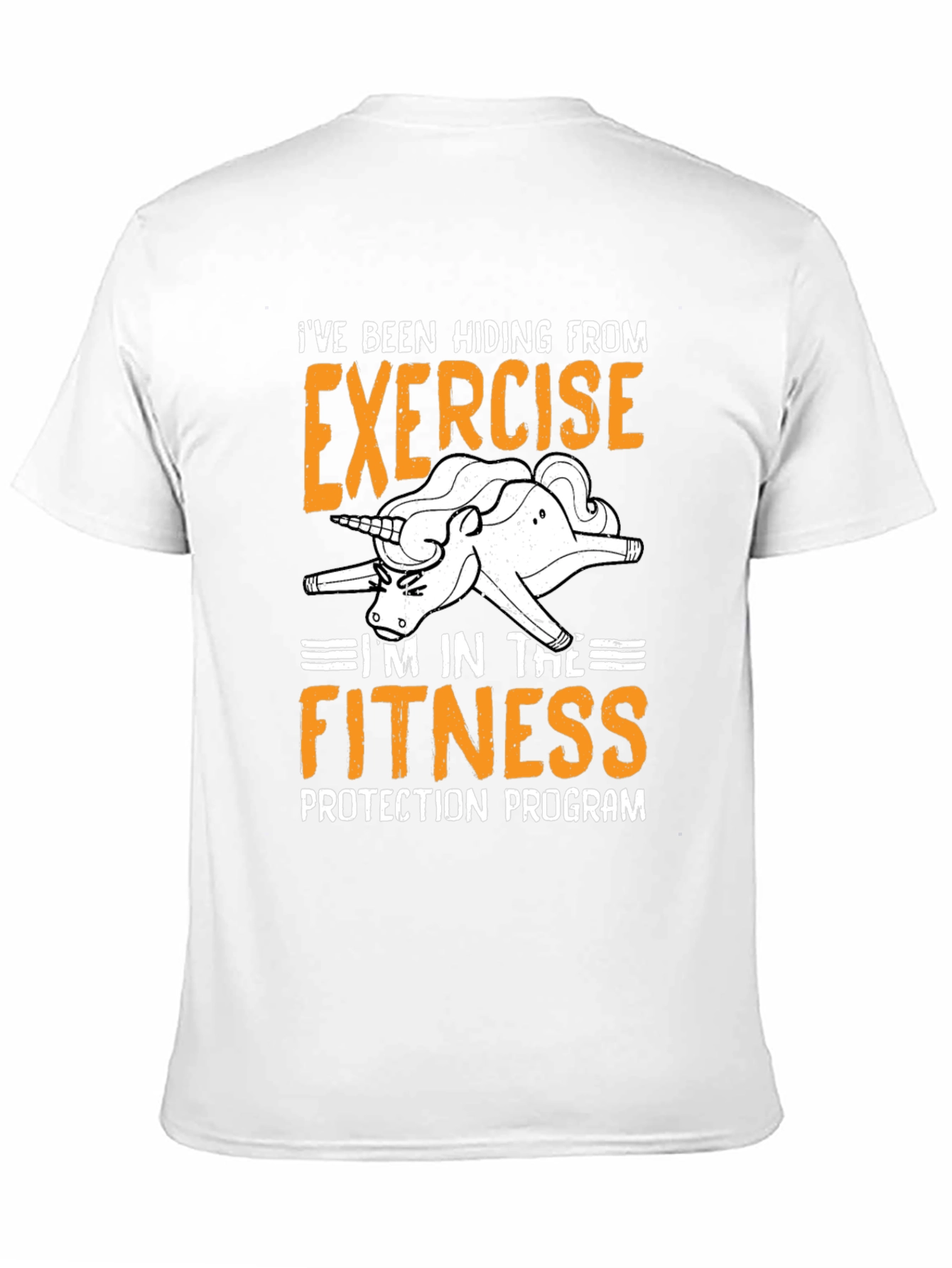 Funny Exercise Protection Program Unicorn T-Shirt