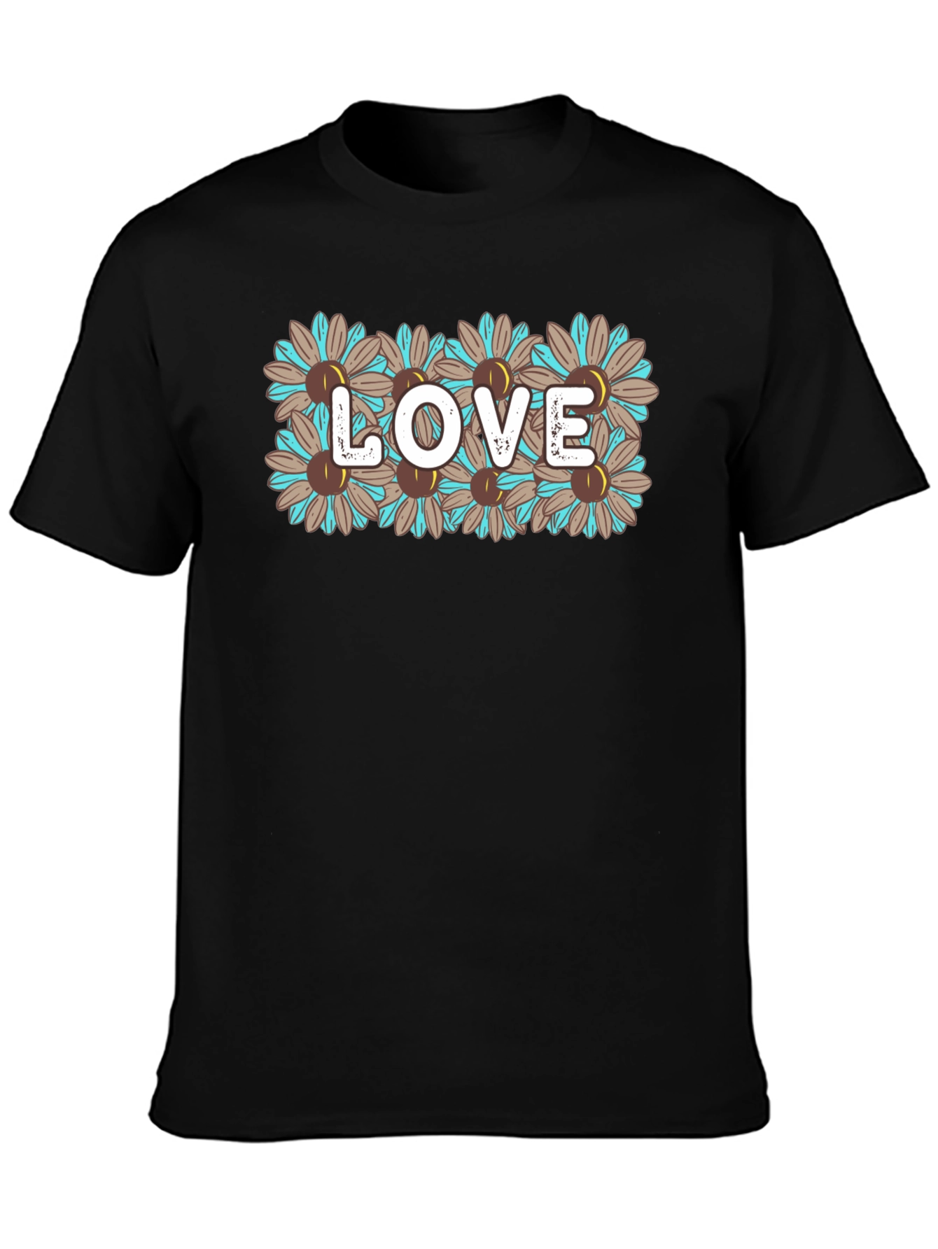Floral LOVE Graphic Tee - Stylish & Unique