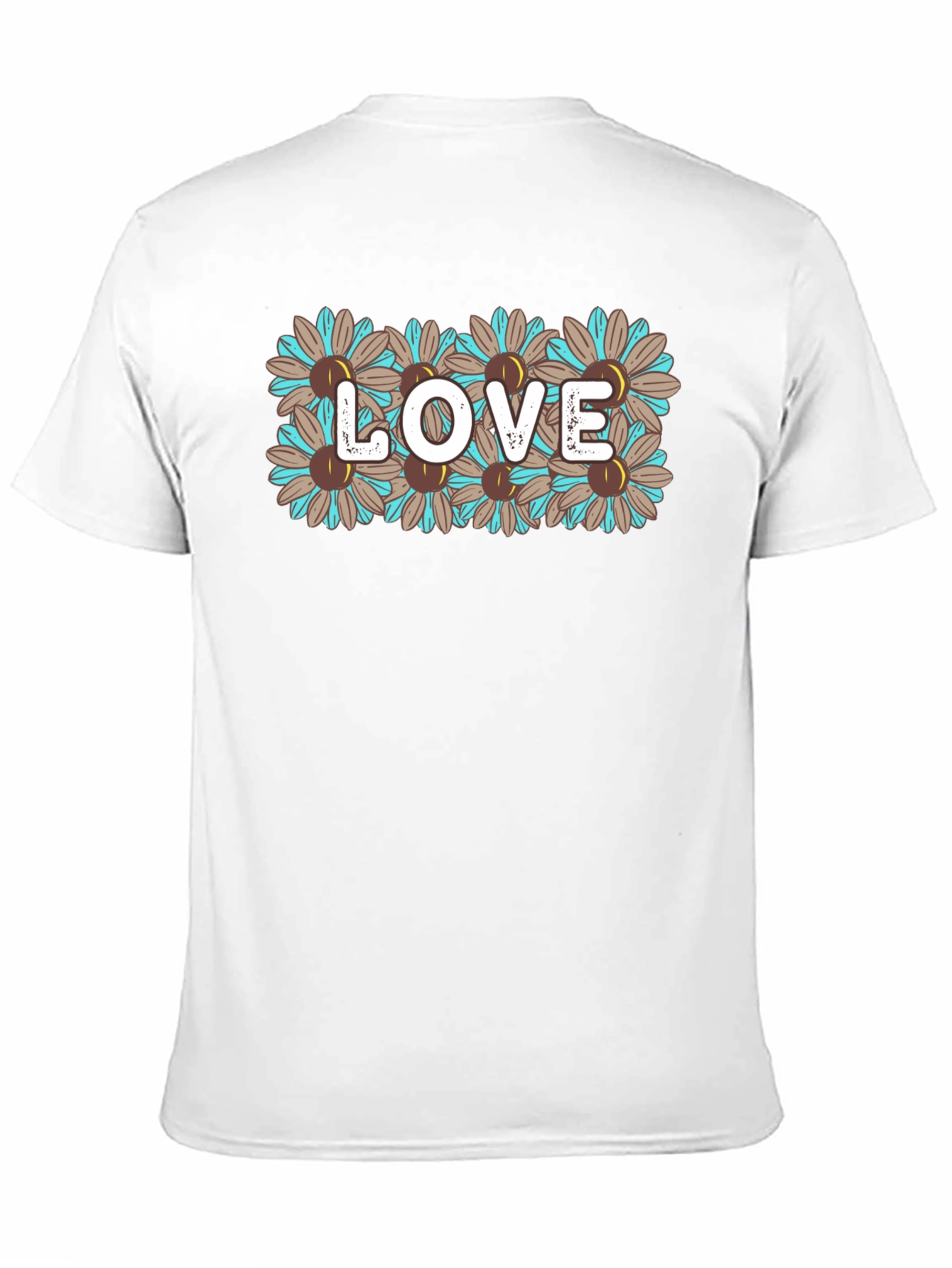 Floral LOVE Graphic Tee - Stylish & Unique